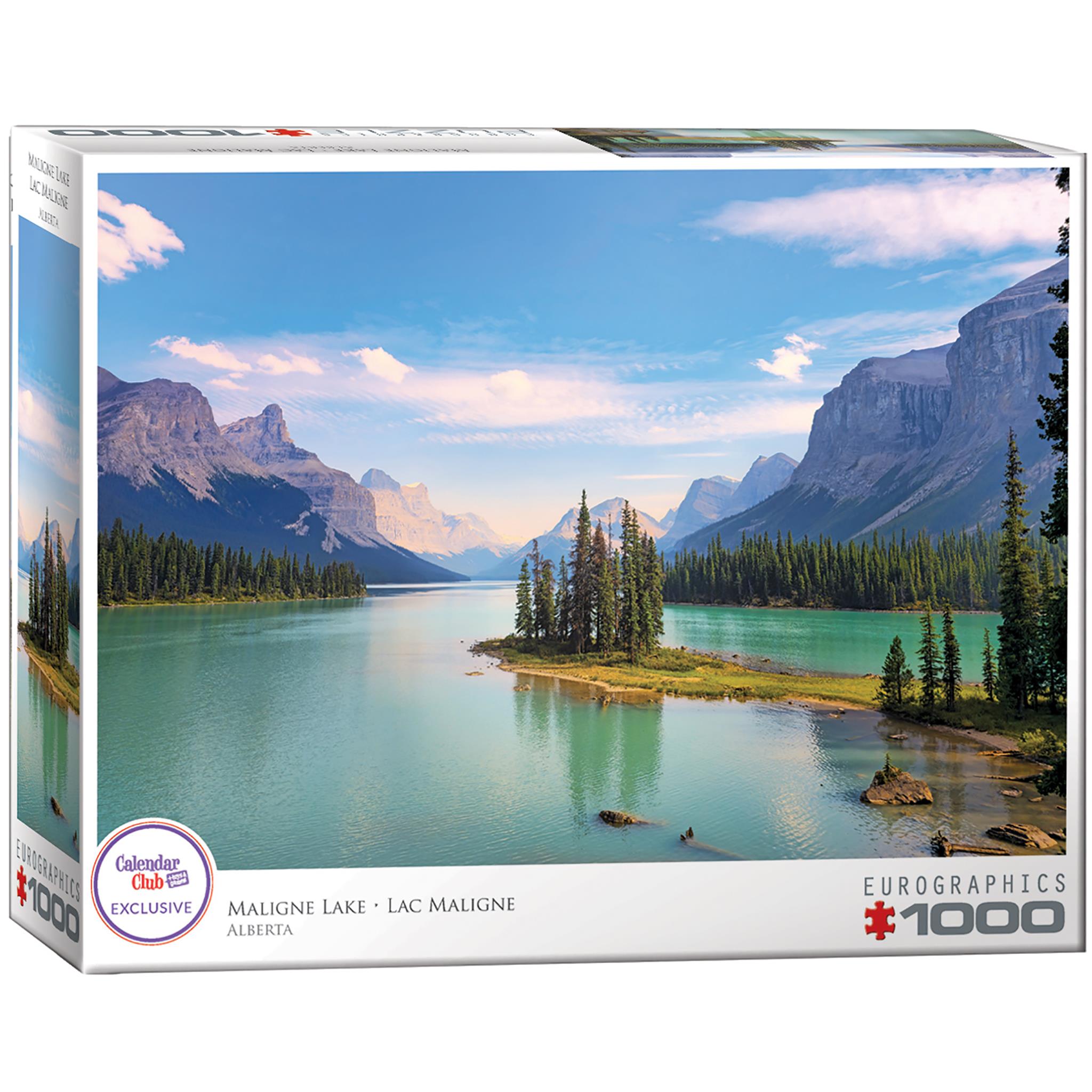 Maligne Lake Alberta Exclusive 1000 Piece Puzzle