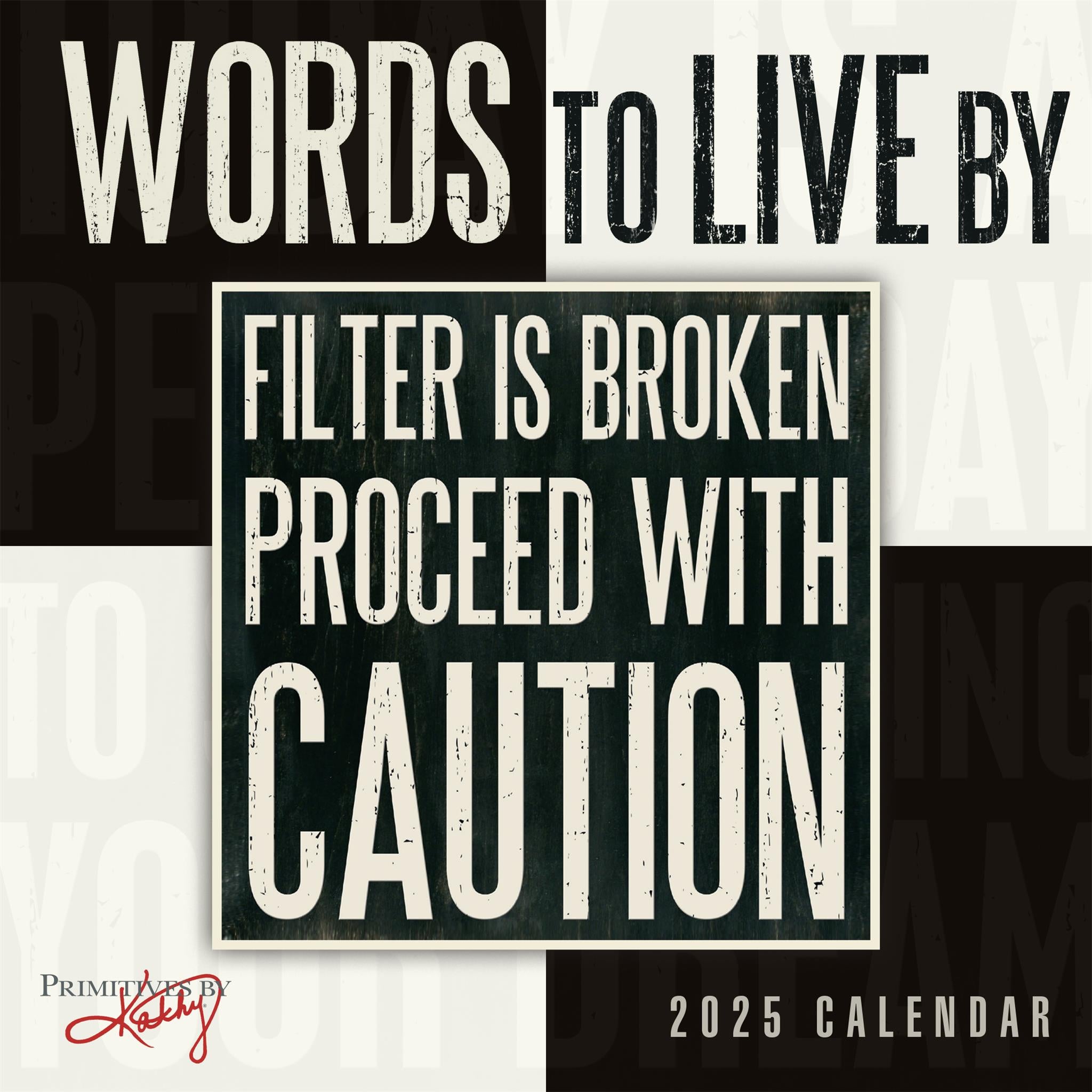 Words To Live By Mini 2025 Calendar