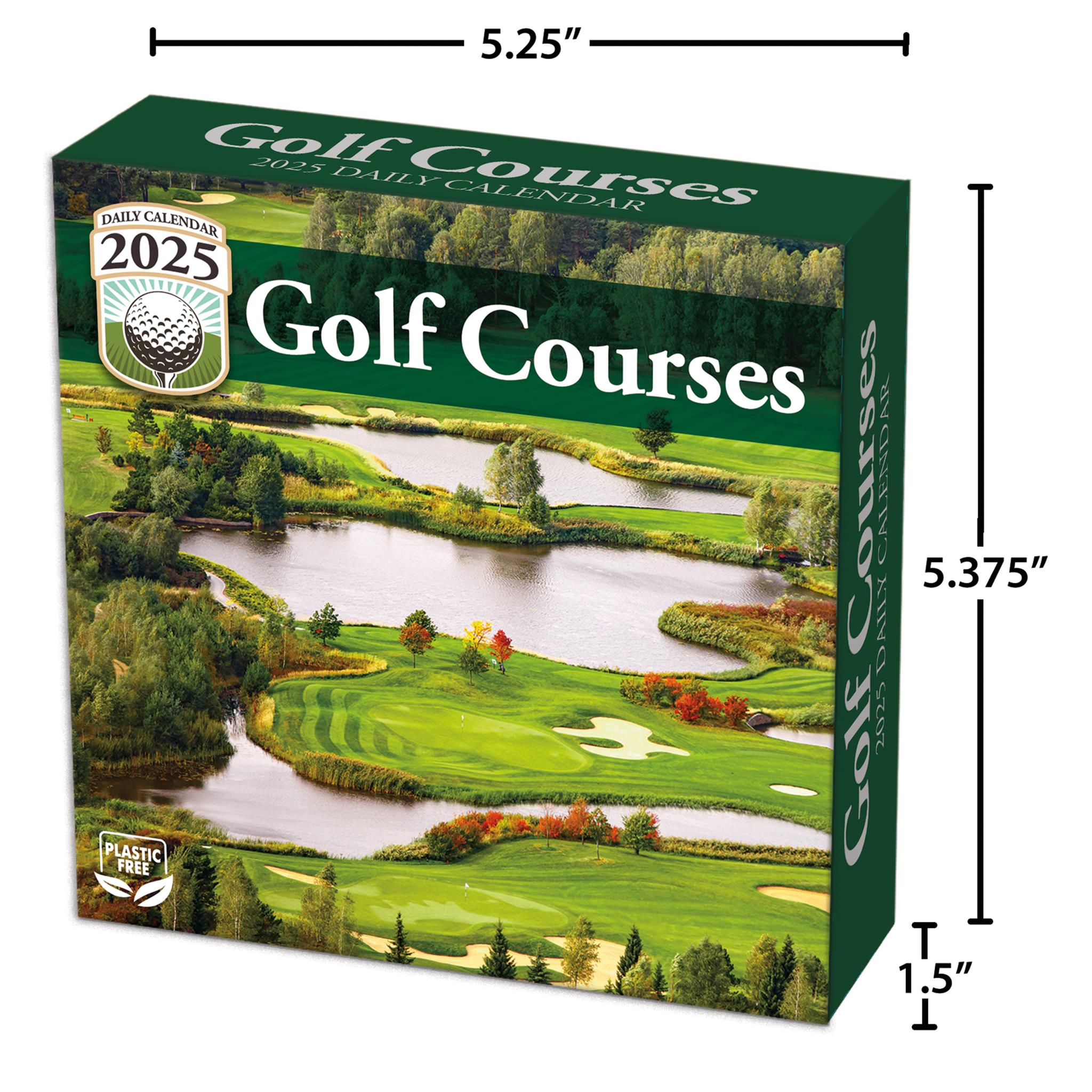 Golf Courses Box 2025 Calendar