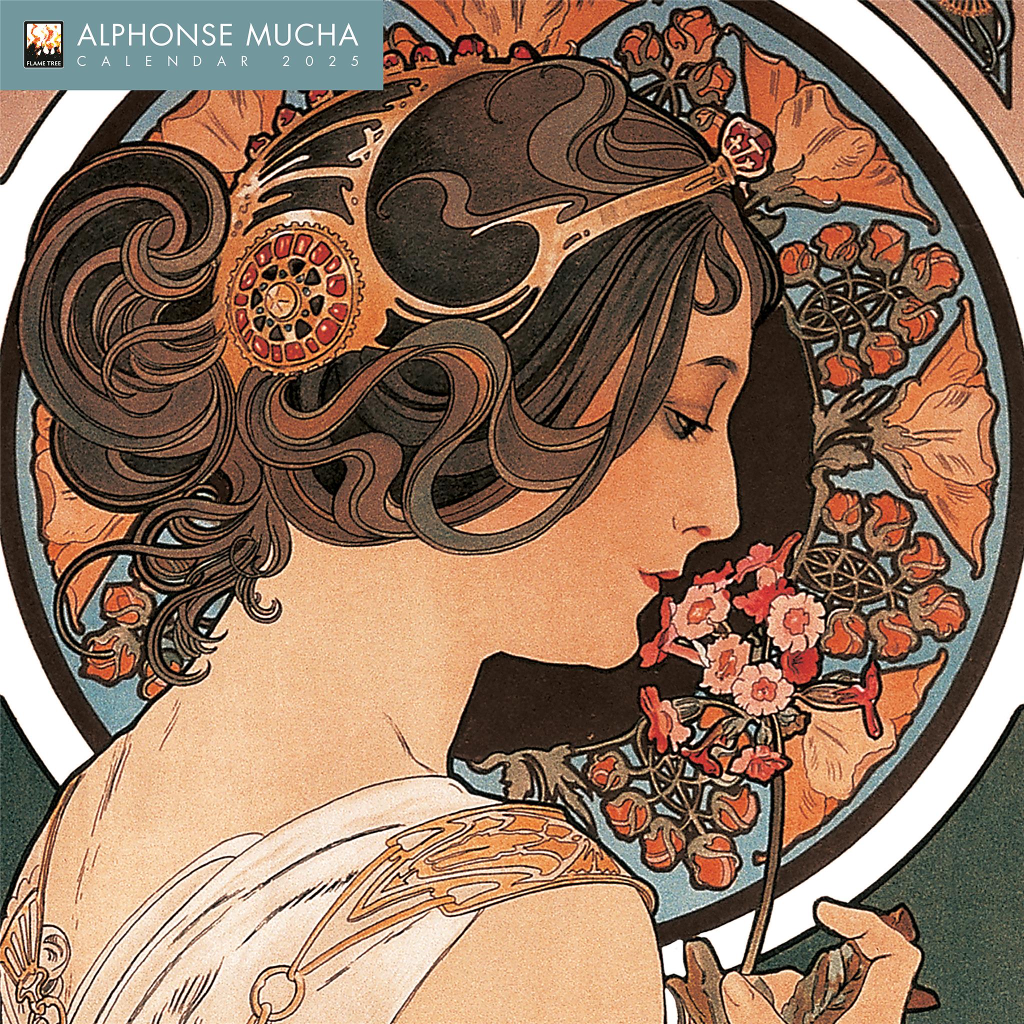 Alphonse Mucha Wall 2025 Calendar - Online Exclusive