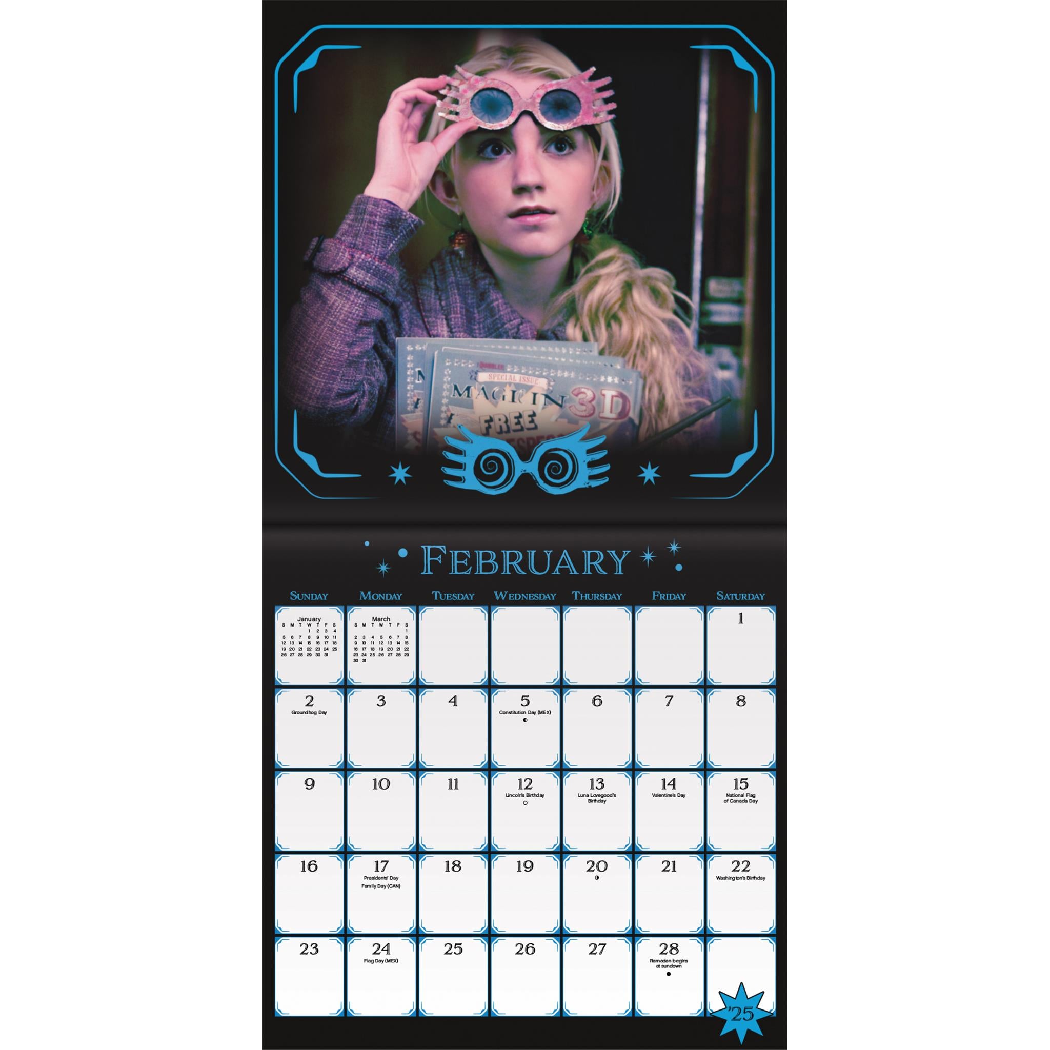 Harry Potter Mini 2025 Calendar