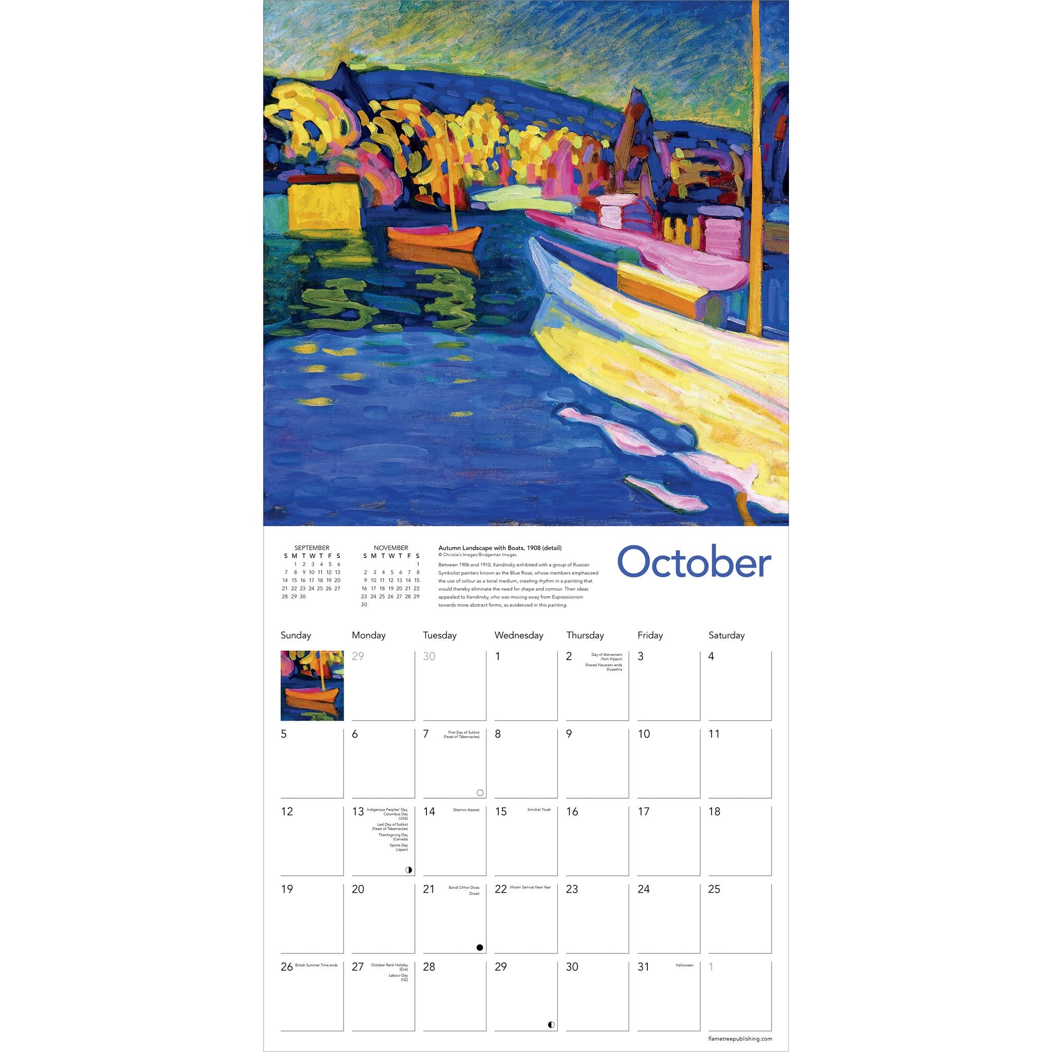 Wassily Kandinsky Wall 2025 Calendar