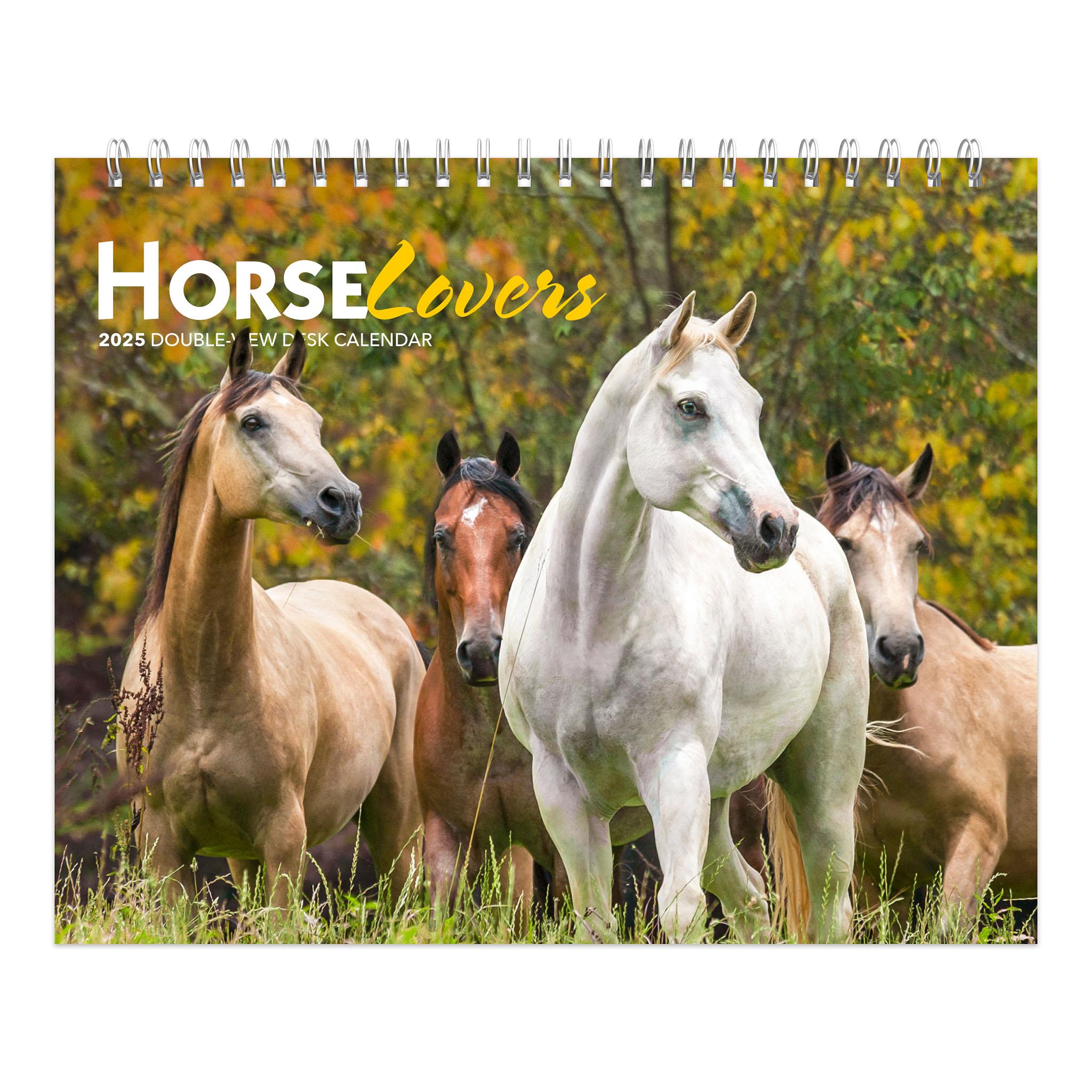 Horse Lovers Easel 2025 Calendar