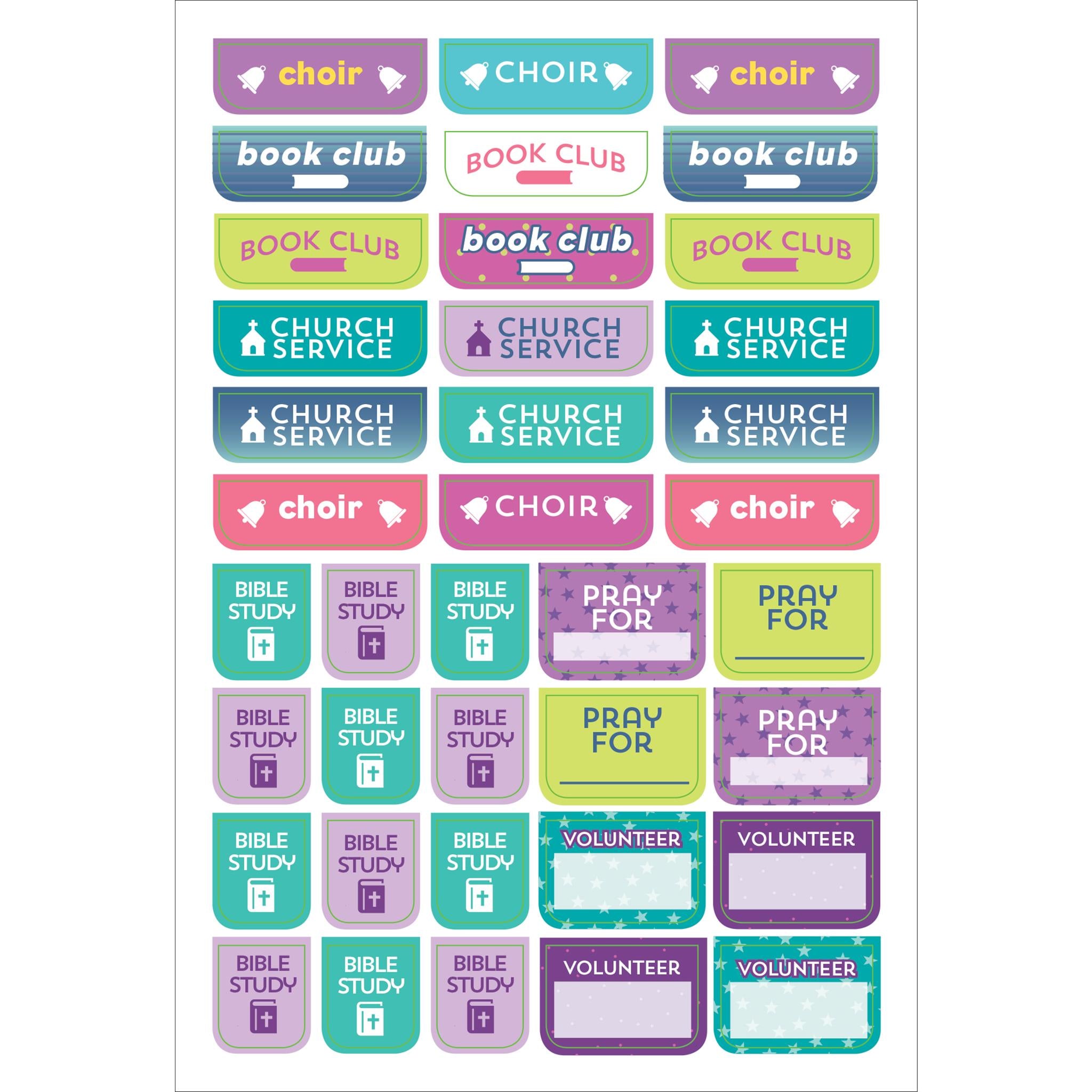 Bible Planner Stickers