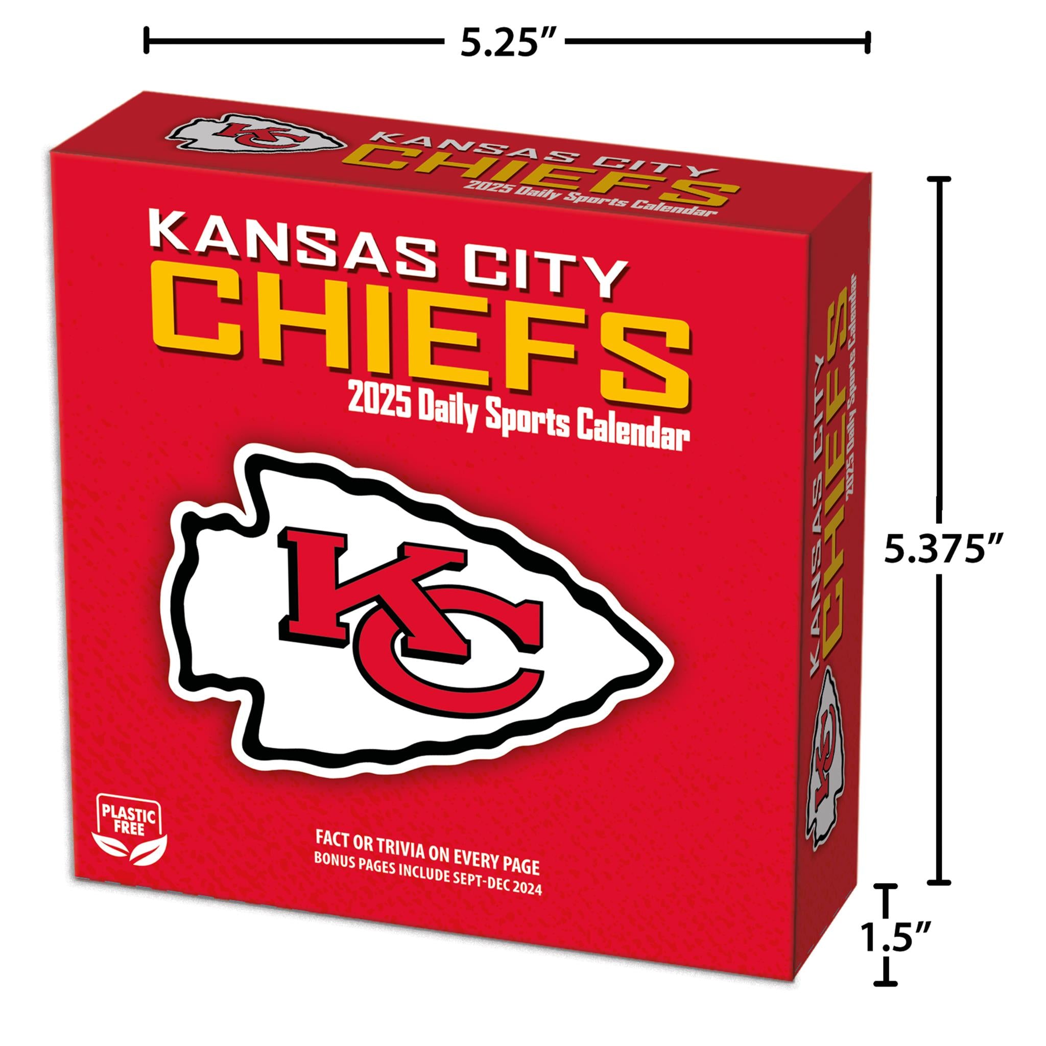 NFL Kansas City Chiefs Box 2025 Calendar - Online Exclusive