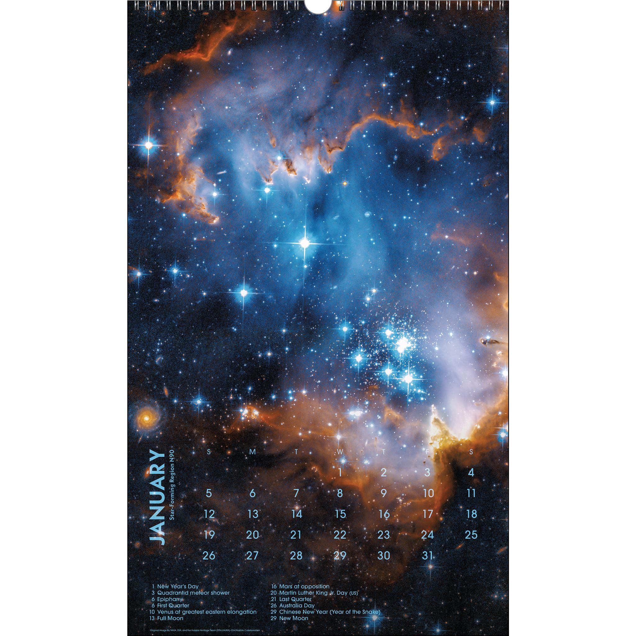 Deep Space Big Picture Poster 2025 Calendar