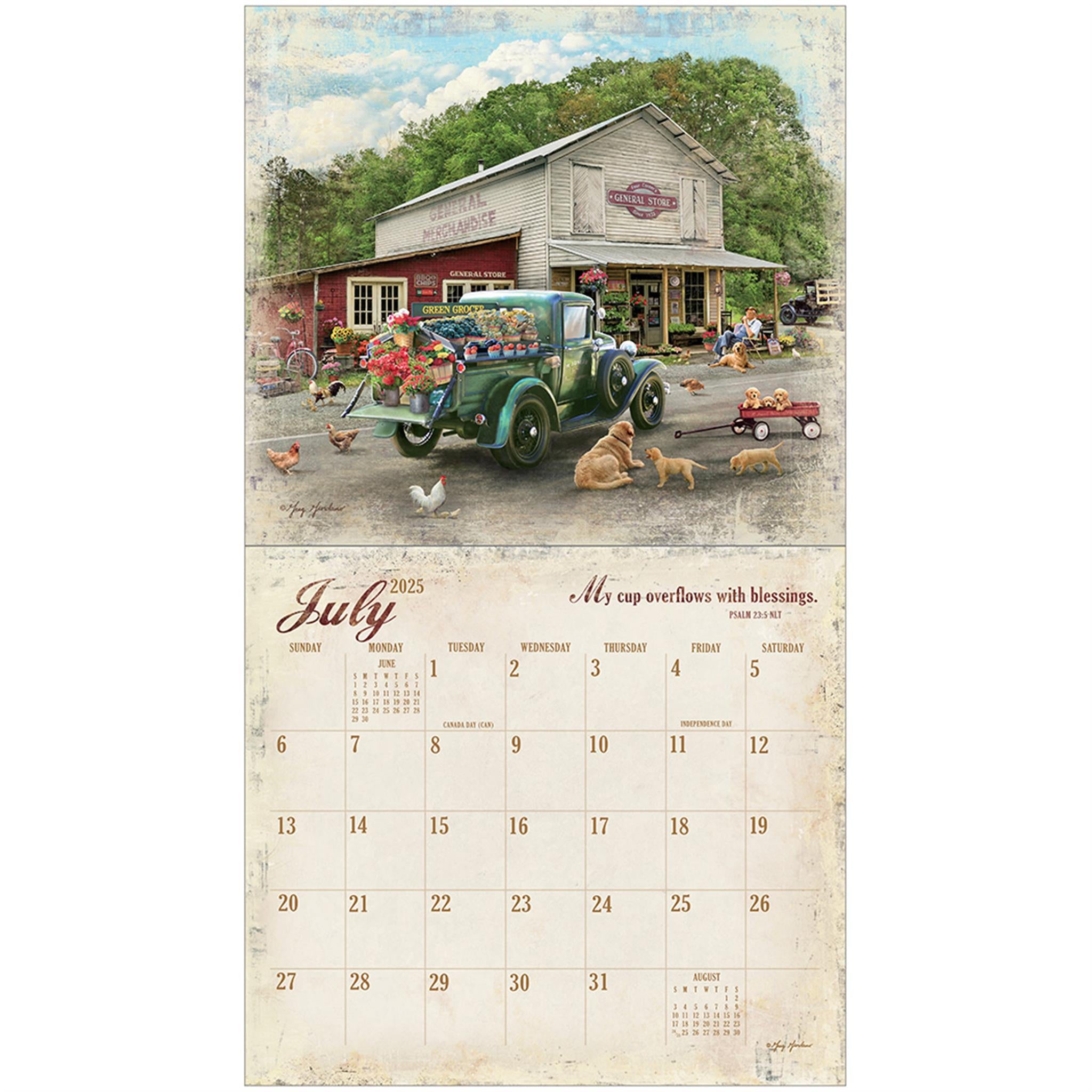 Heartland Blessings Wall 2025 Calendar - Online Exclusive