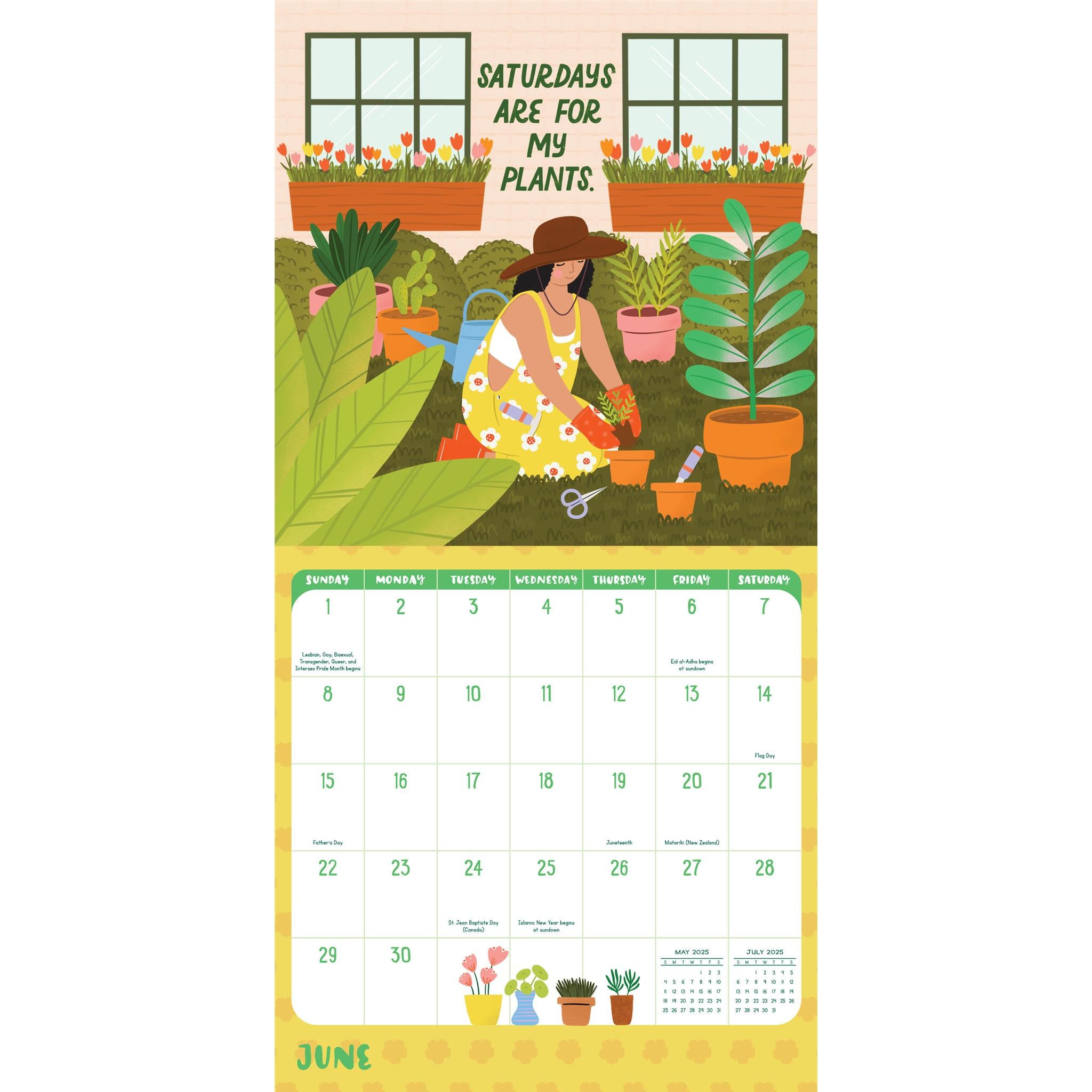 Plant Lady Wall 2025 Calendar - Online Exclusive