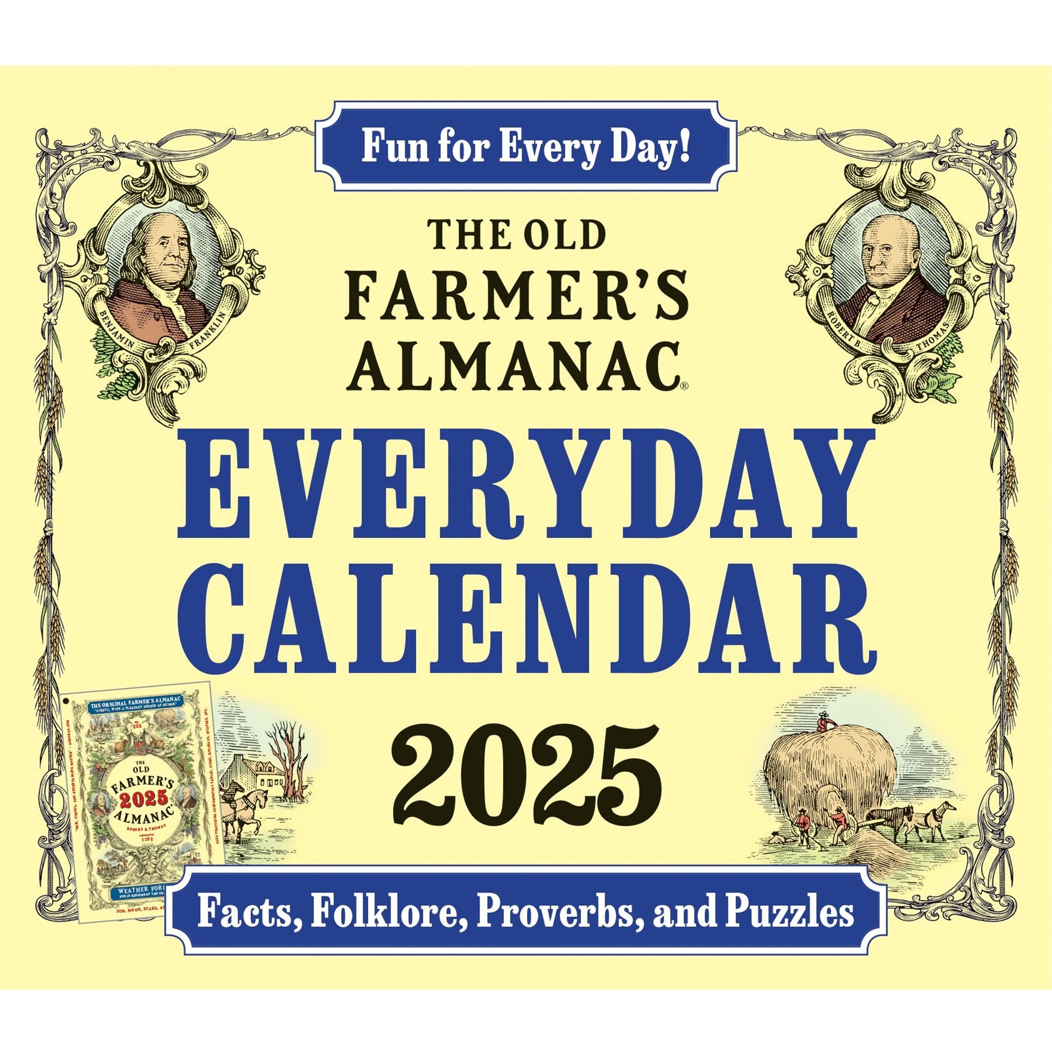 Old Farmers Almanac Everyday Box 2025 Calendar