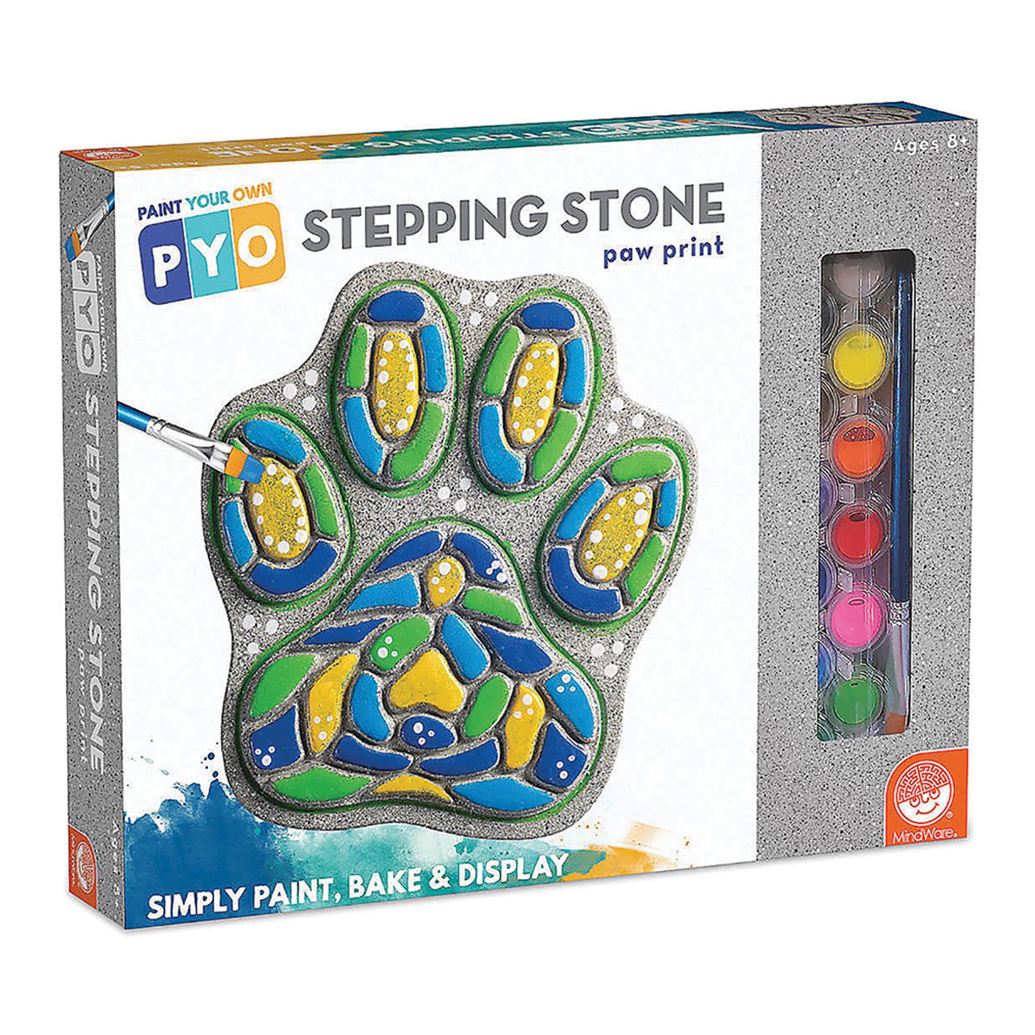 Paint Your Own Stepping Stone - Paw Print