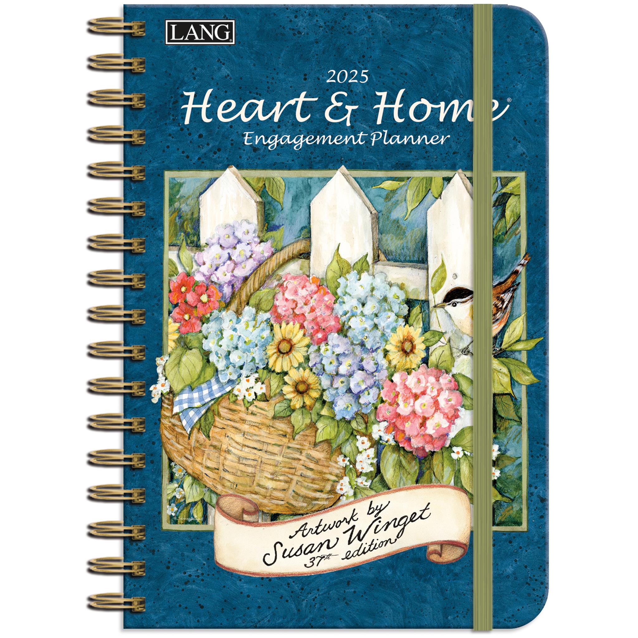 Heart And Home Spiral Engagement 2025 Calendar