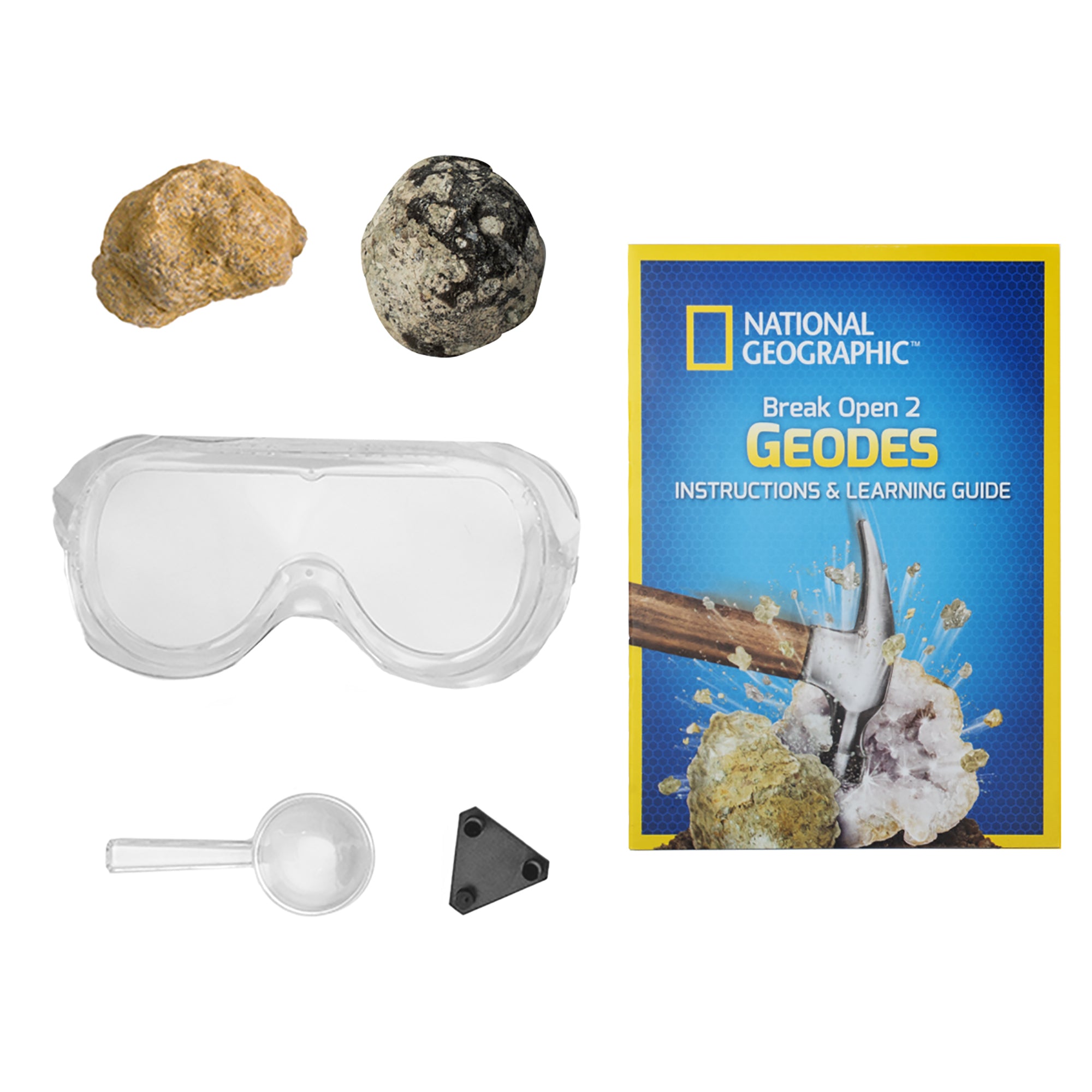 National Geographic Break Open 2 Real Geodes