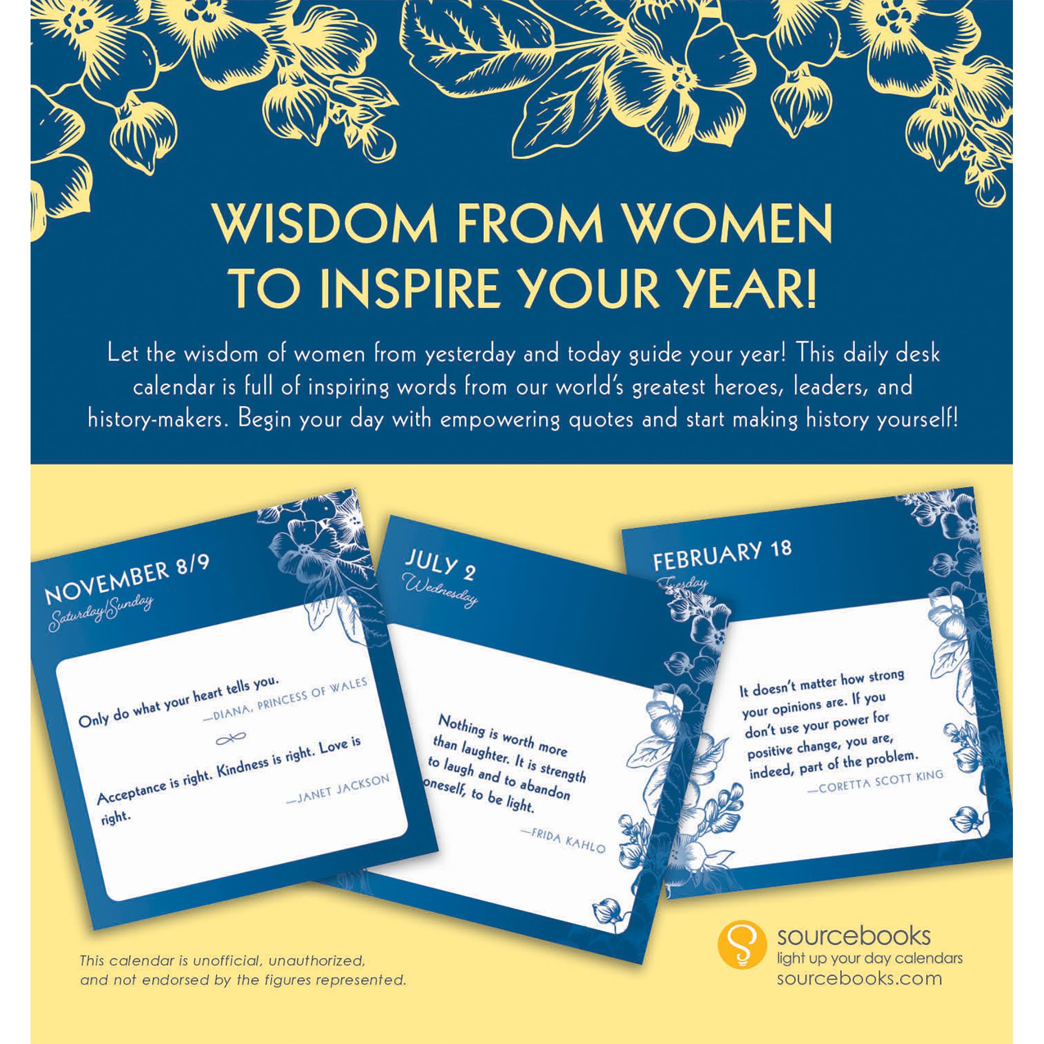 Great Quotes From Great Women Box 2025 Calendar - Online Exclusive