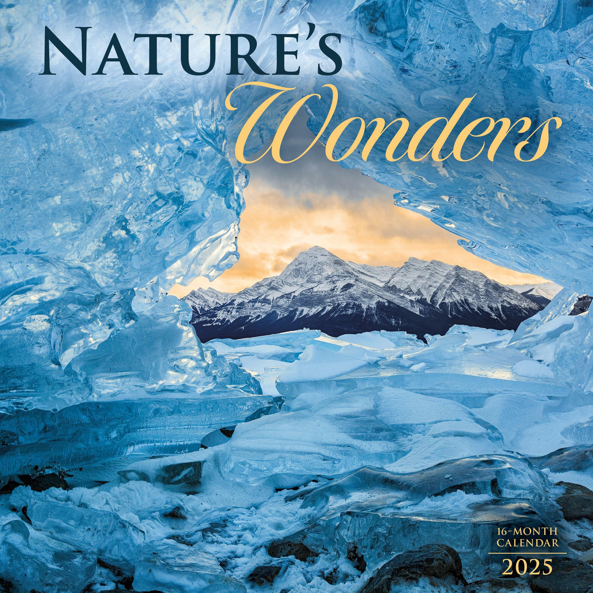 Natures Wonders Wall 2025 Calendar