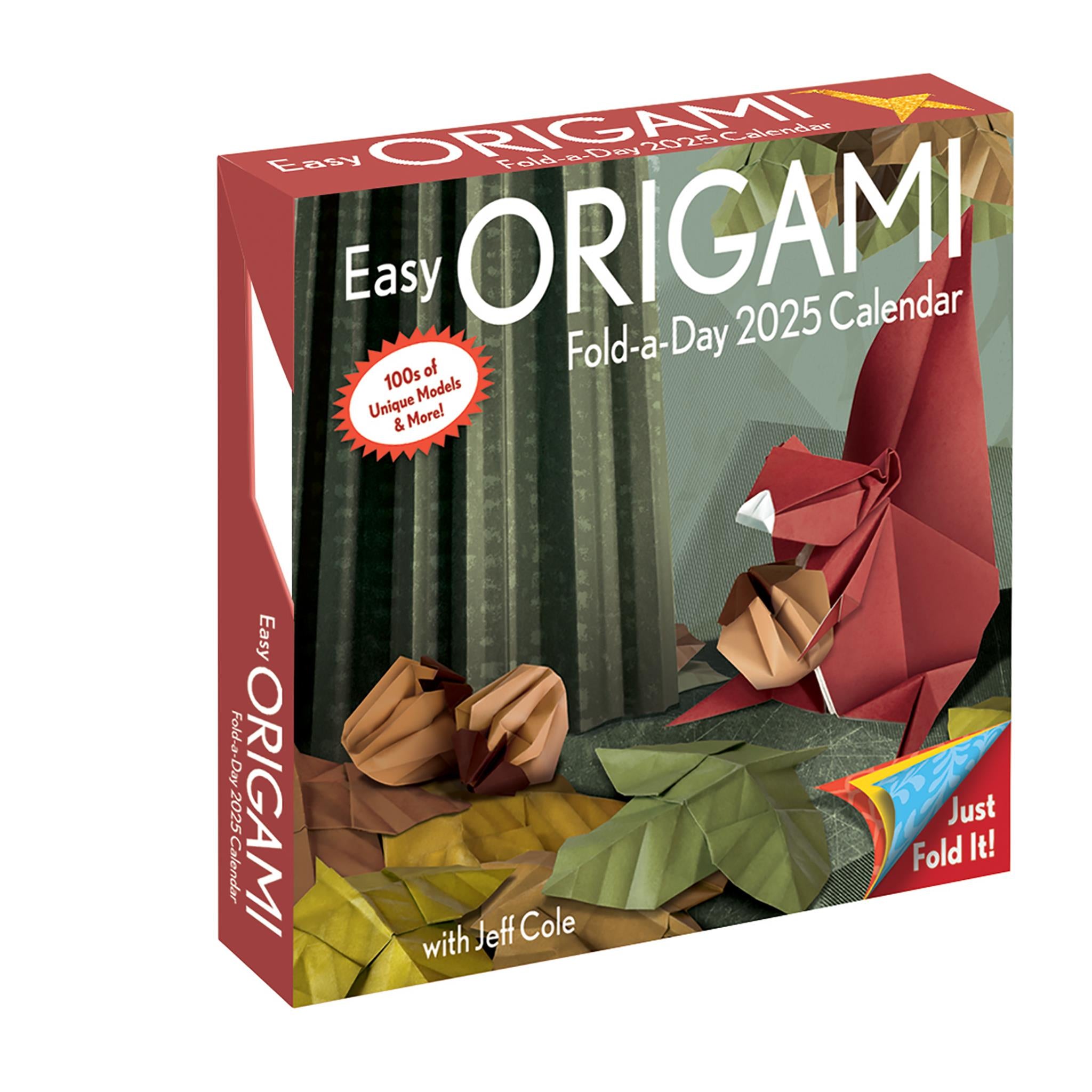 Easy Origami Fold A Day Box 2025 Calendar - Online Exclusive