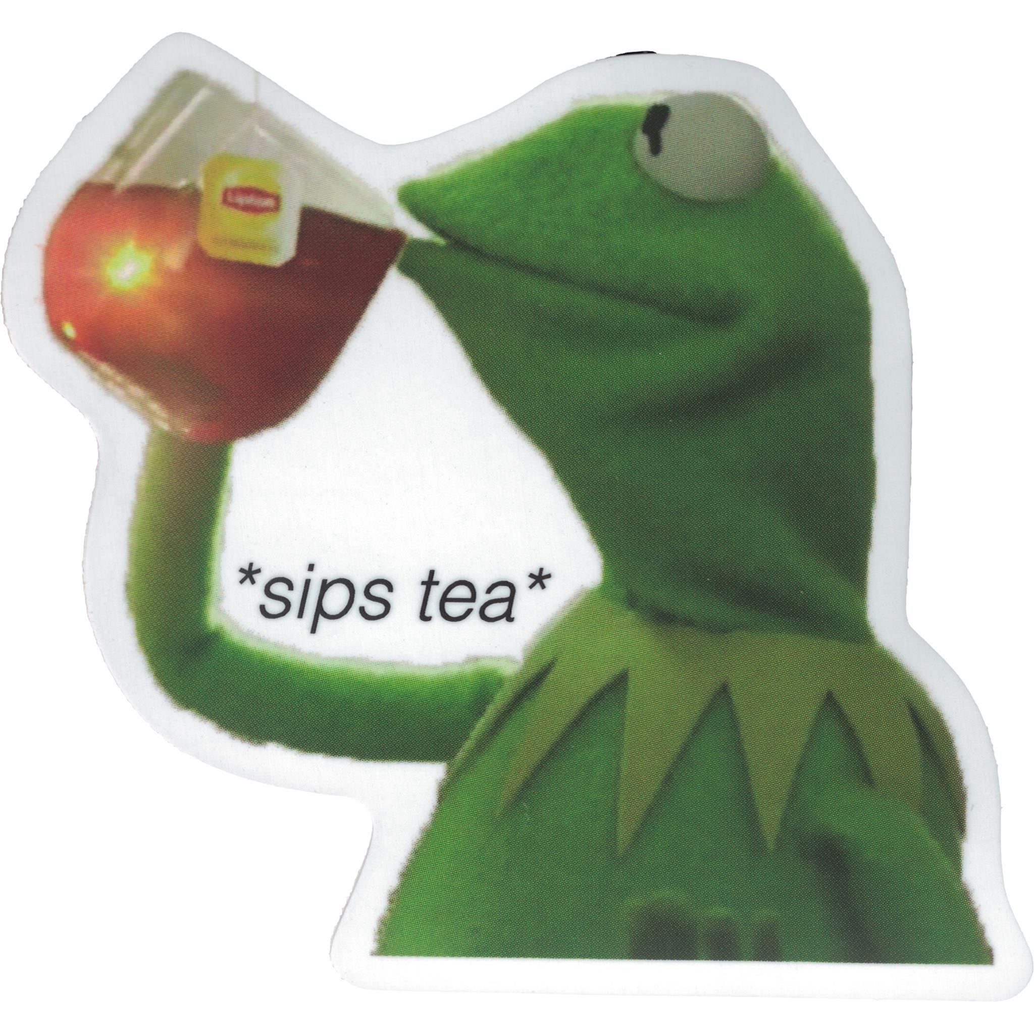 Kermit the Frog Sips Tea Vinyl Sticker