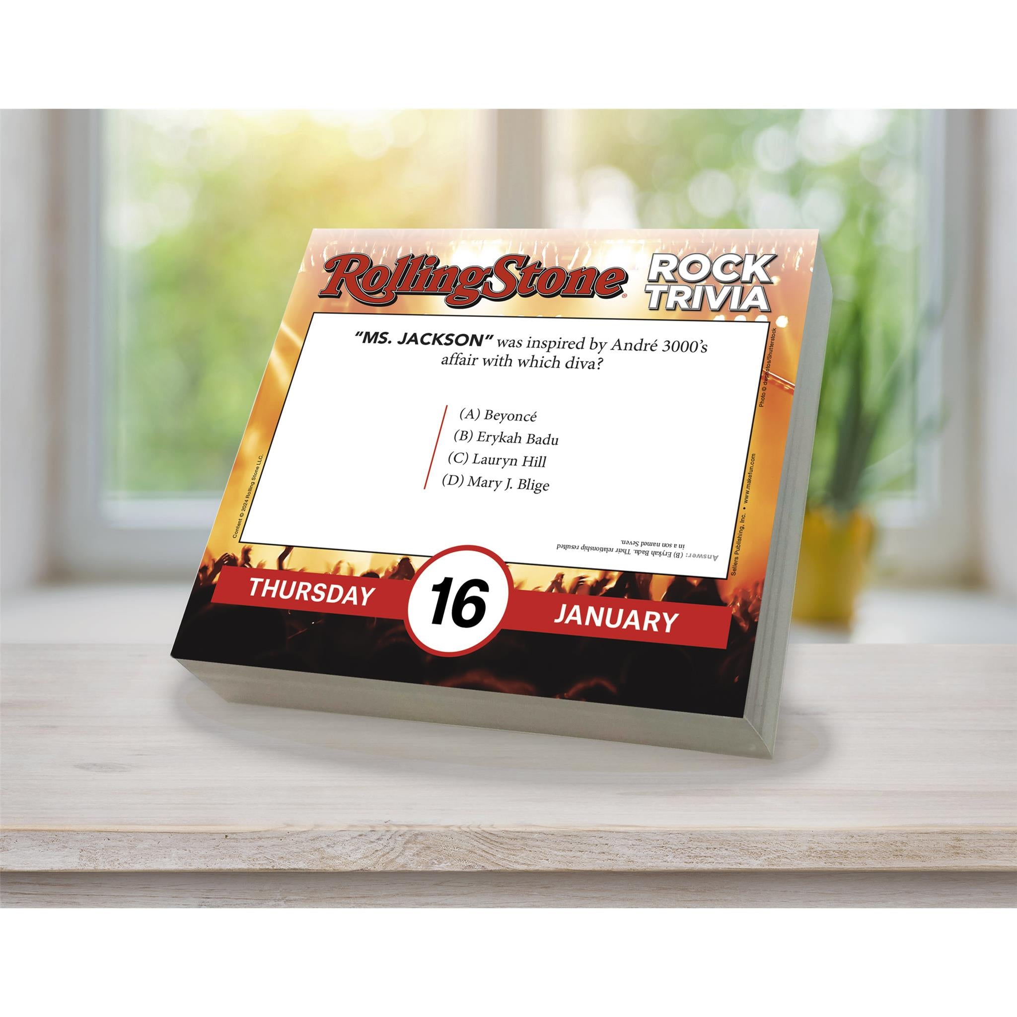 Rolling Stone Rock Trivia Box 2025 Calendar - Online Exclusive