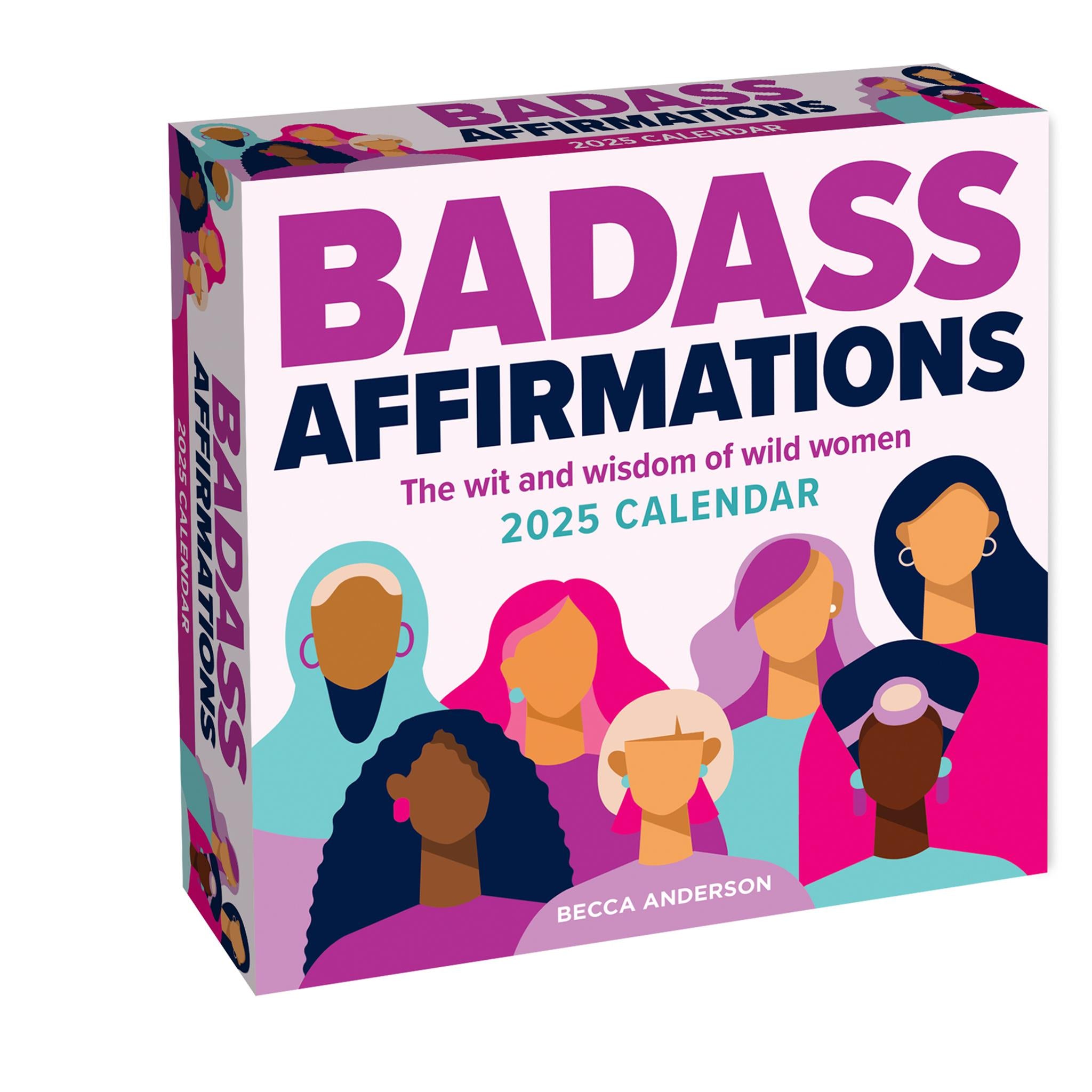 Badass Affirmations Box 2025 Calendar - Online Exclusive