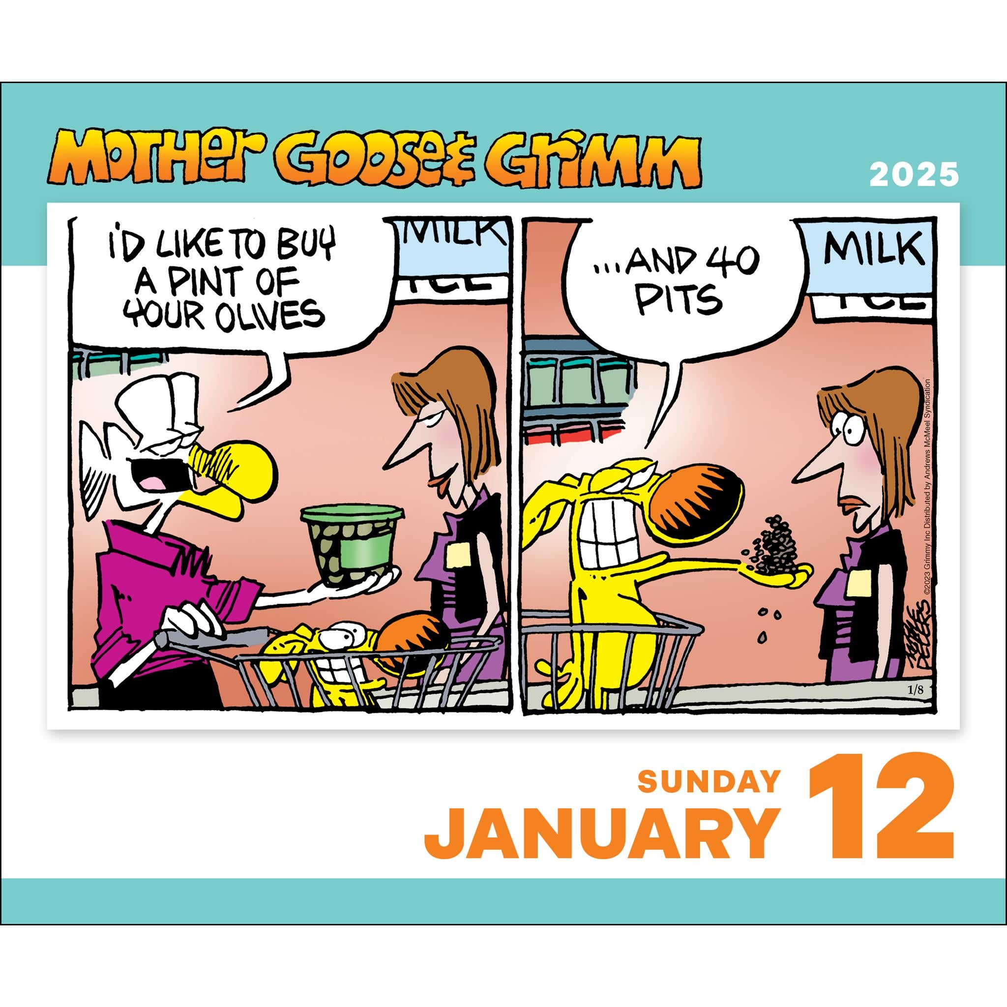 Mother Goose And Grimm Box 2025 Calendar - Online Exclusive