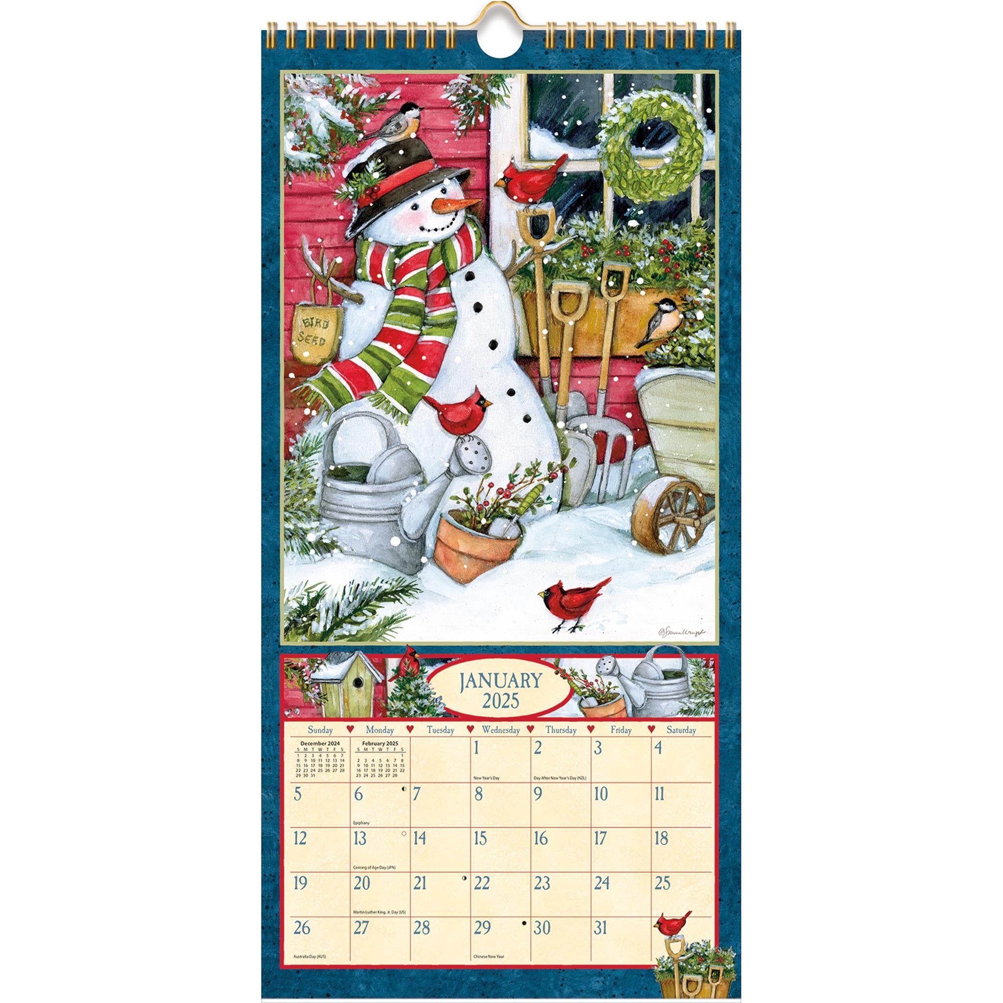 Heart And Home Slim 2025 Calendar product image | Calendar Club Canada