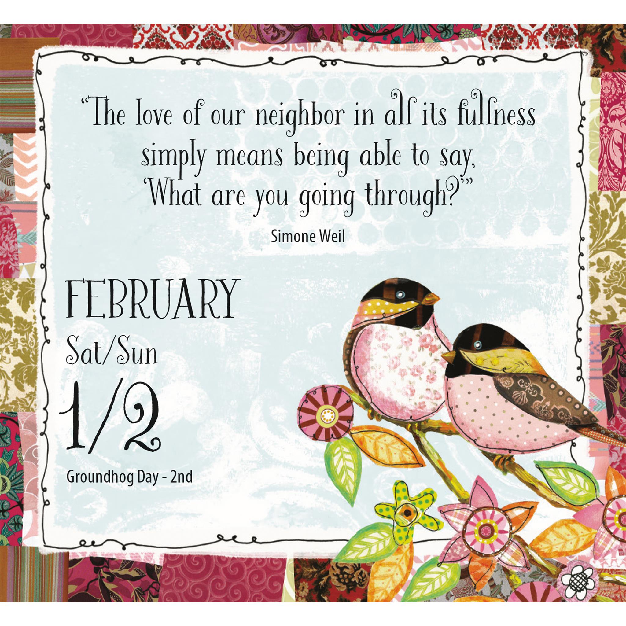 For A Dear Friend Small Box 2025 Calendar