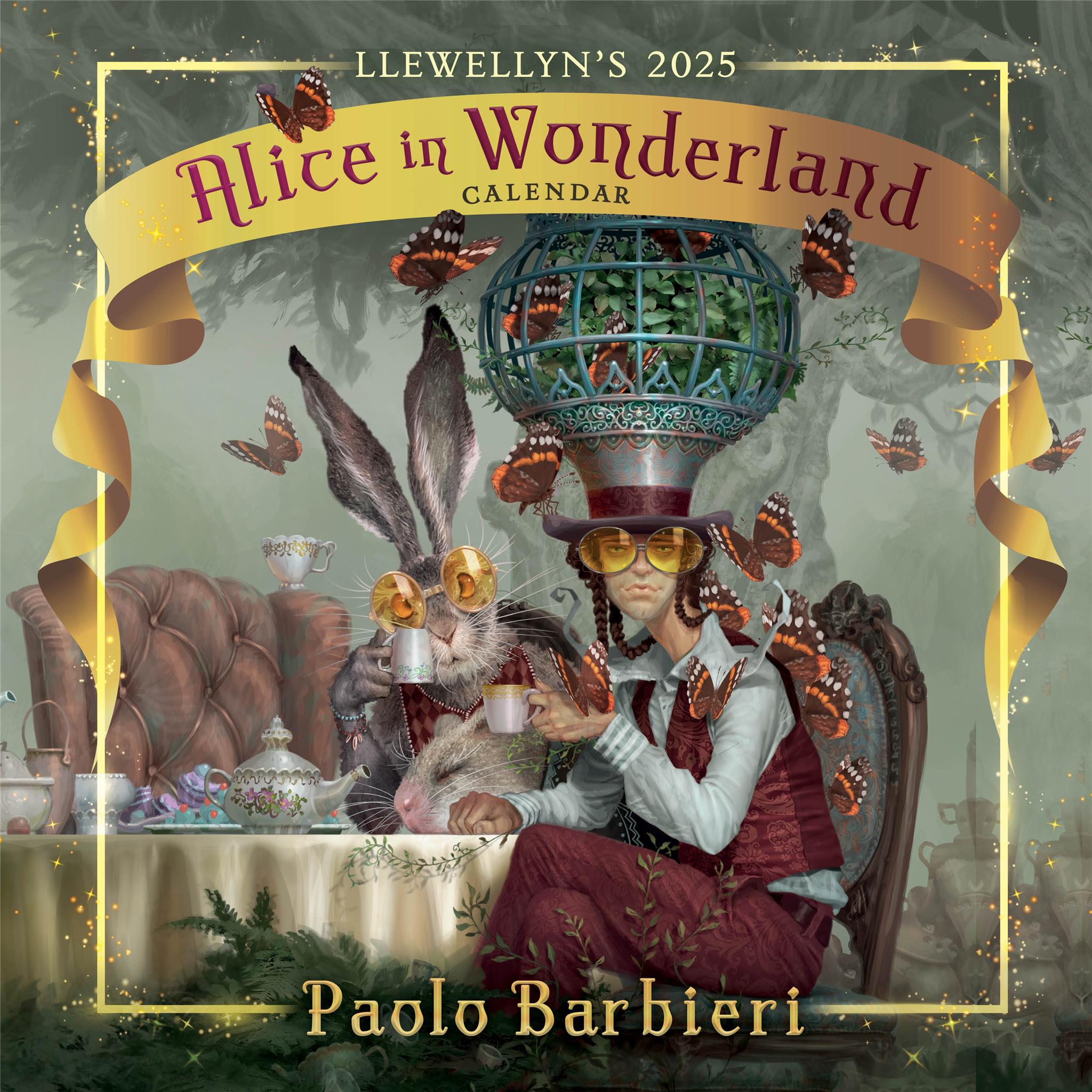 Alice In Wonderland Wall 2025 Calendar - Online Exclusive