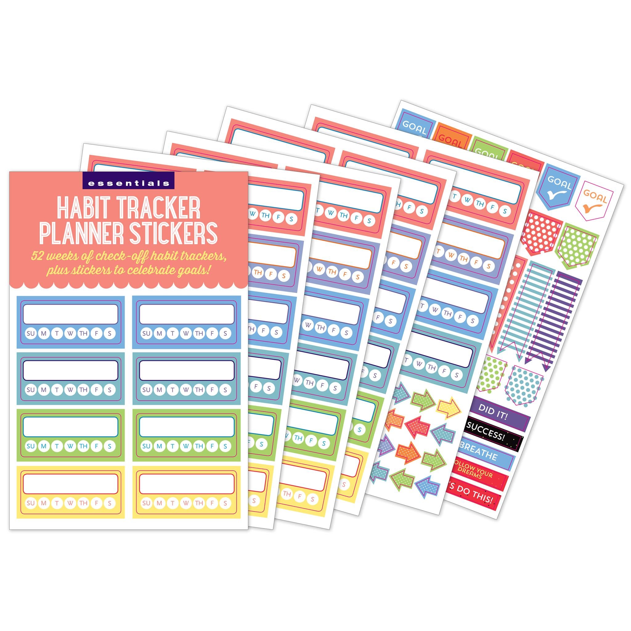 Habit Tracker Planner Stickers