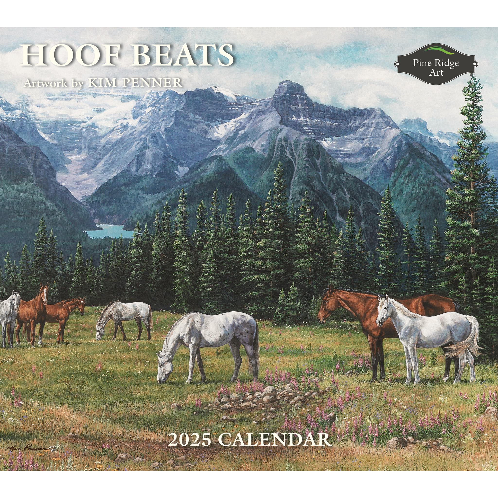 Hoof Beats Wall 2025 Calendar