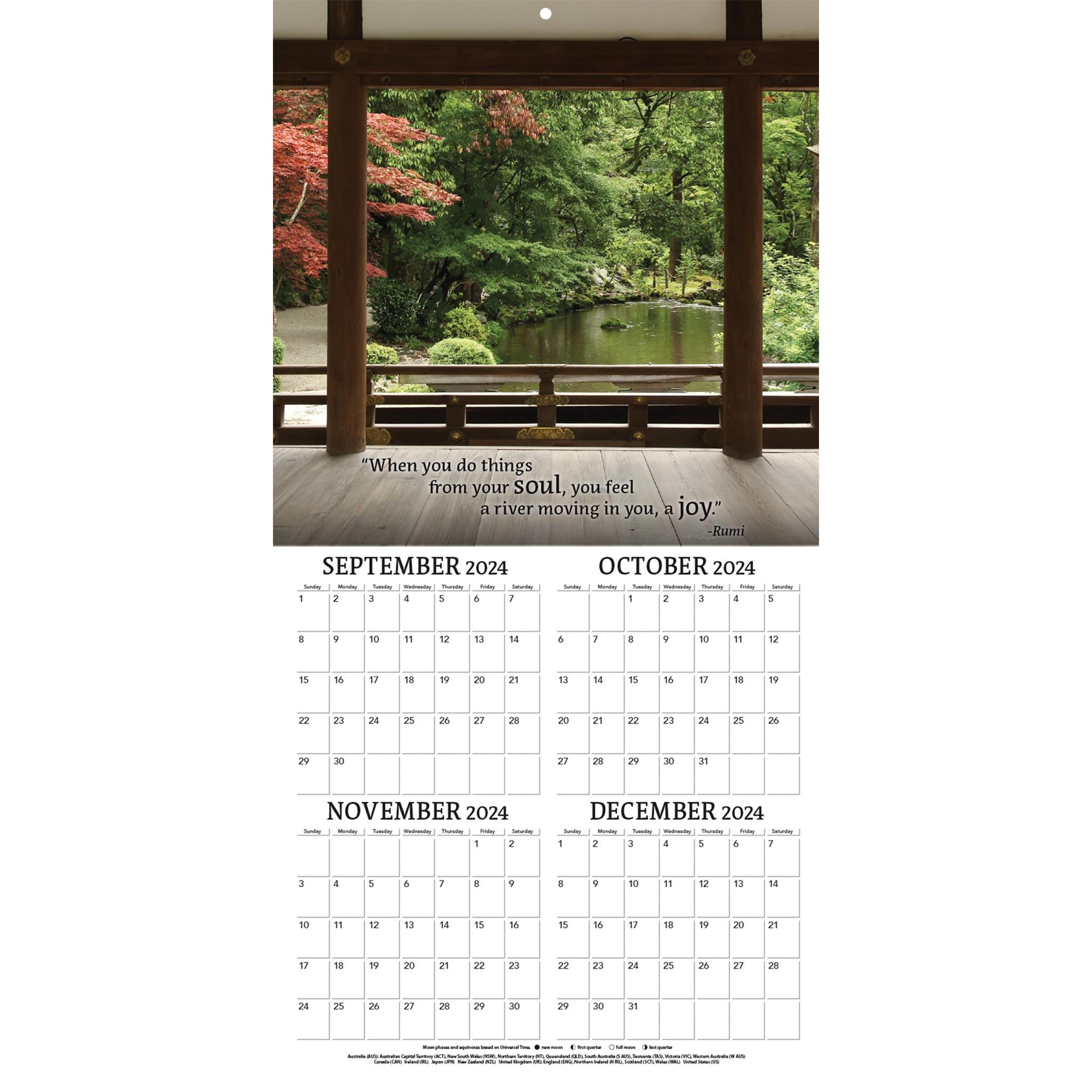 Zen Mini 2025 Calendar