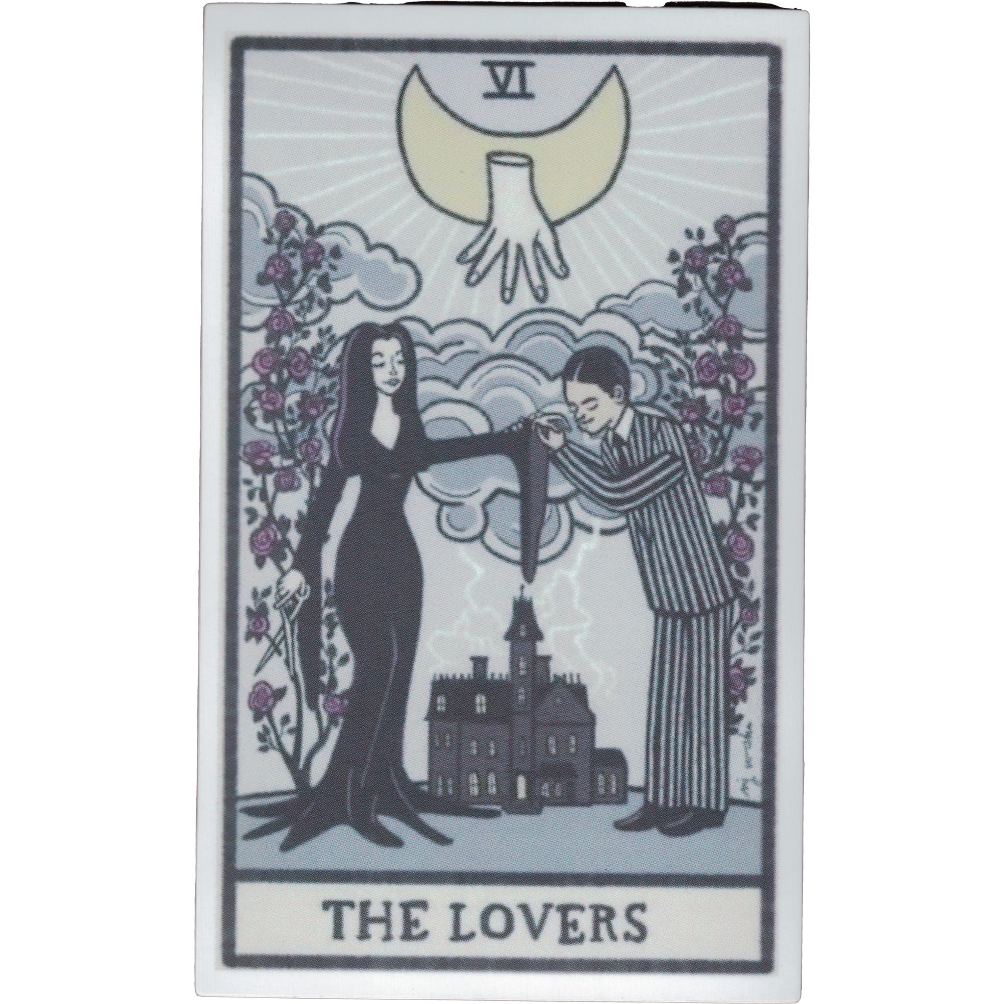 The Lovers Card Vinyl Sticker