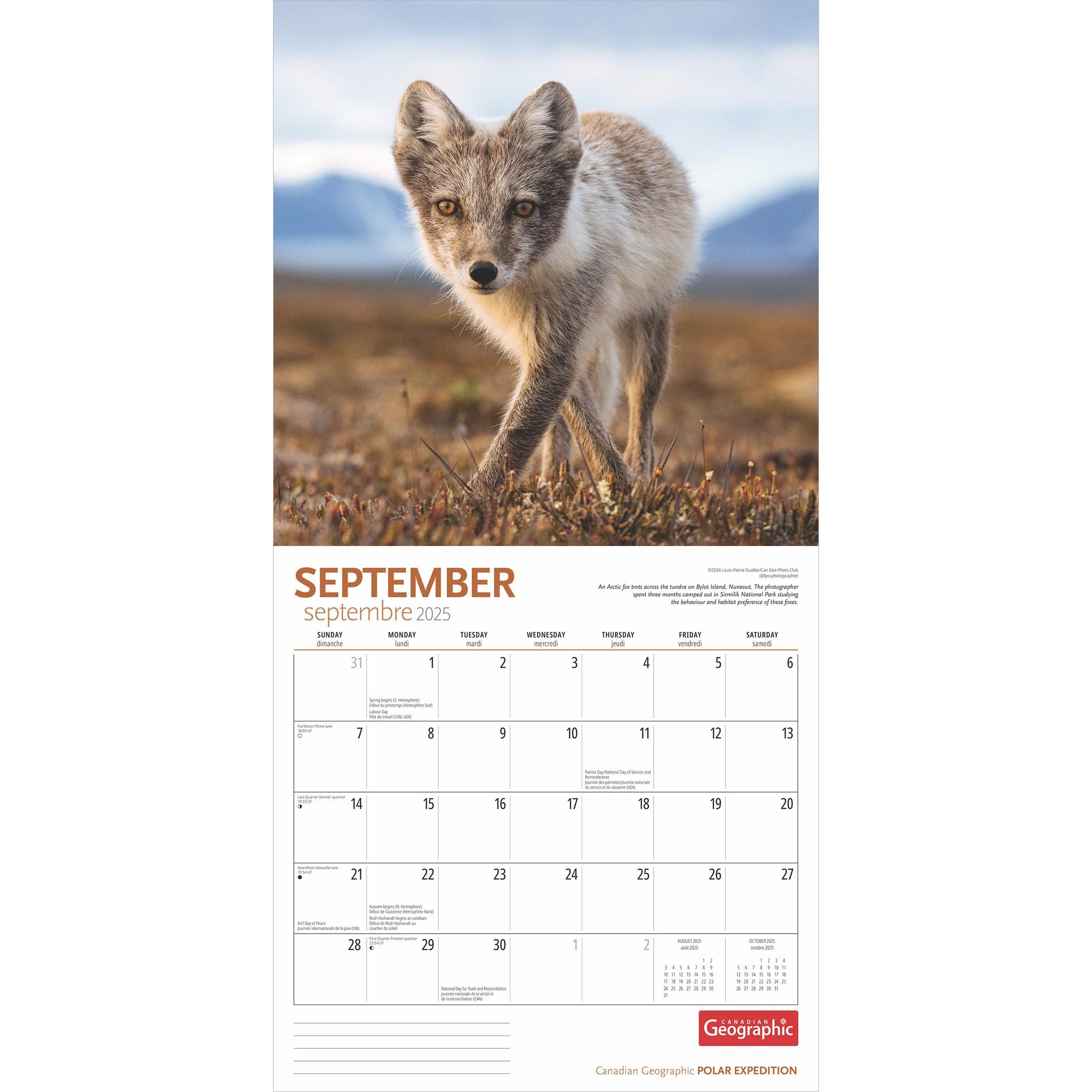 Polar Expedition Canadian Geographic Wall 2025 Calendar - Online Exclusive