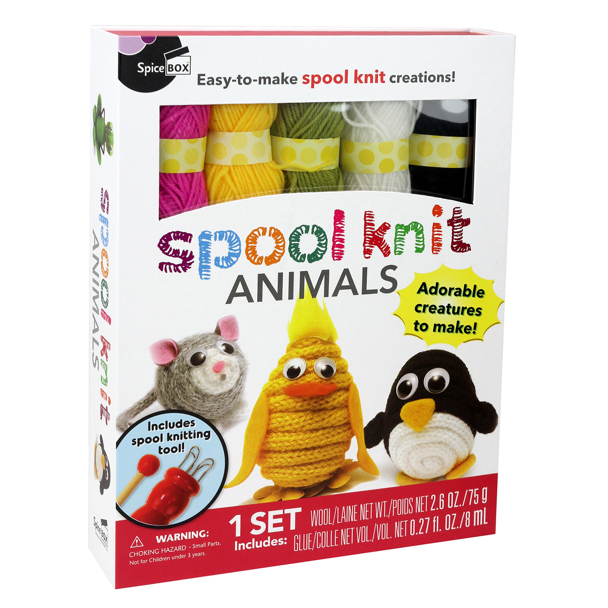 Spool Knit Animals