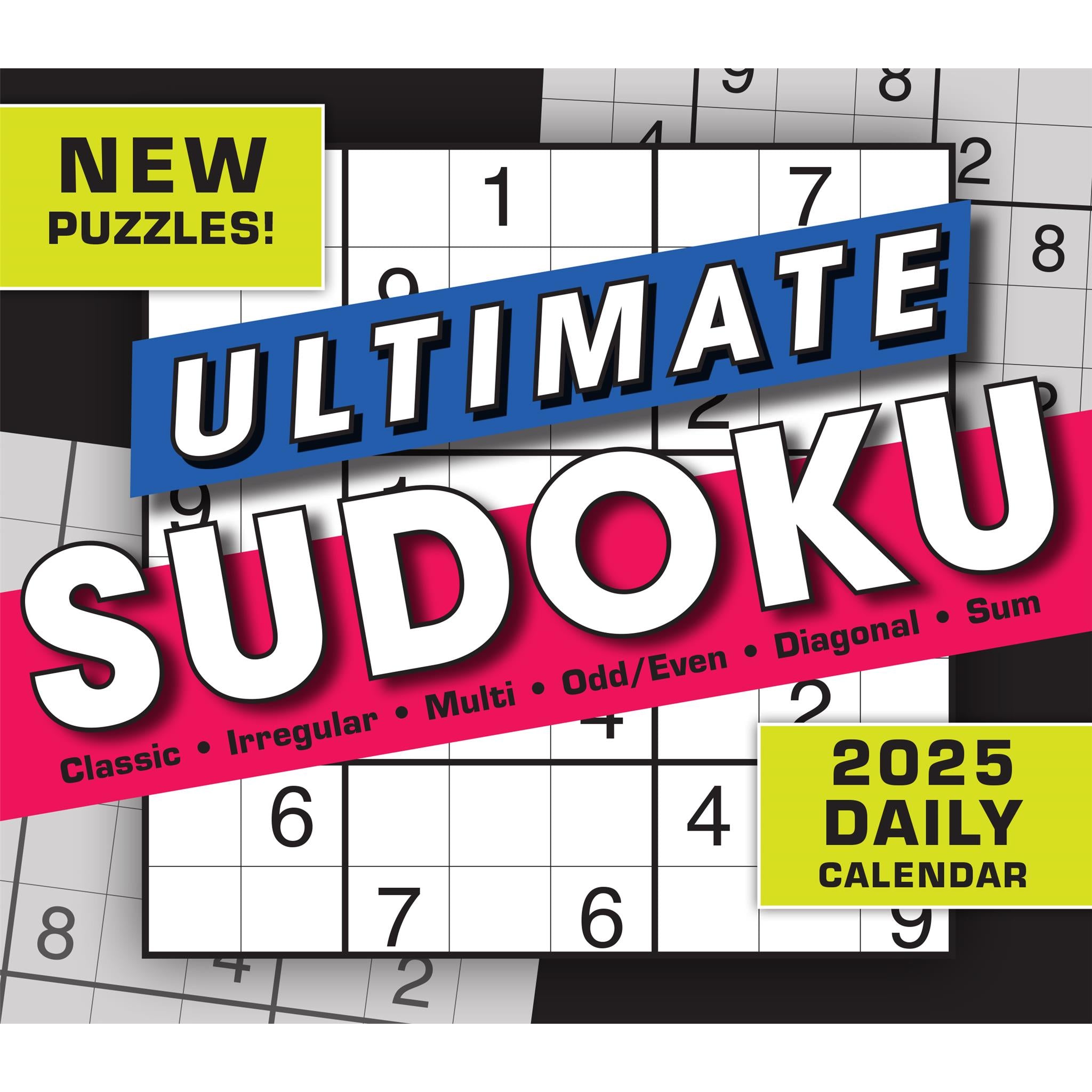 Sudoku Ultimate Box 2025 Calendar