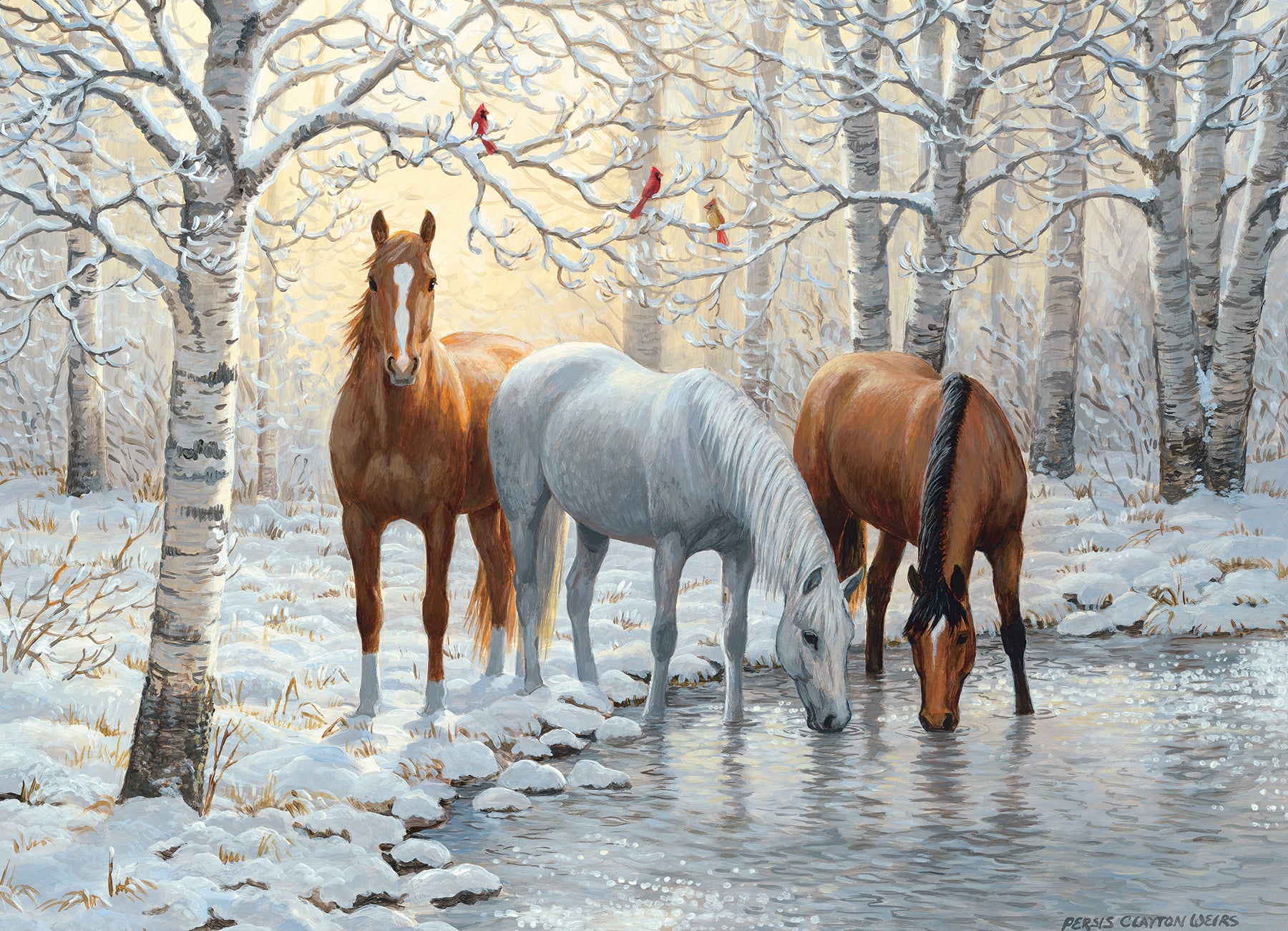 Winter Trio 1000 Piece Puzzle