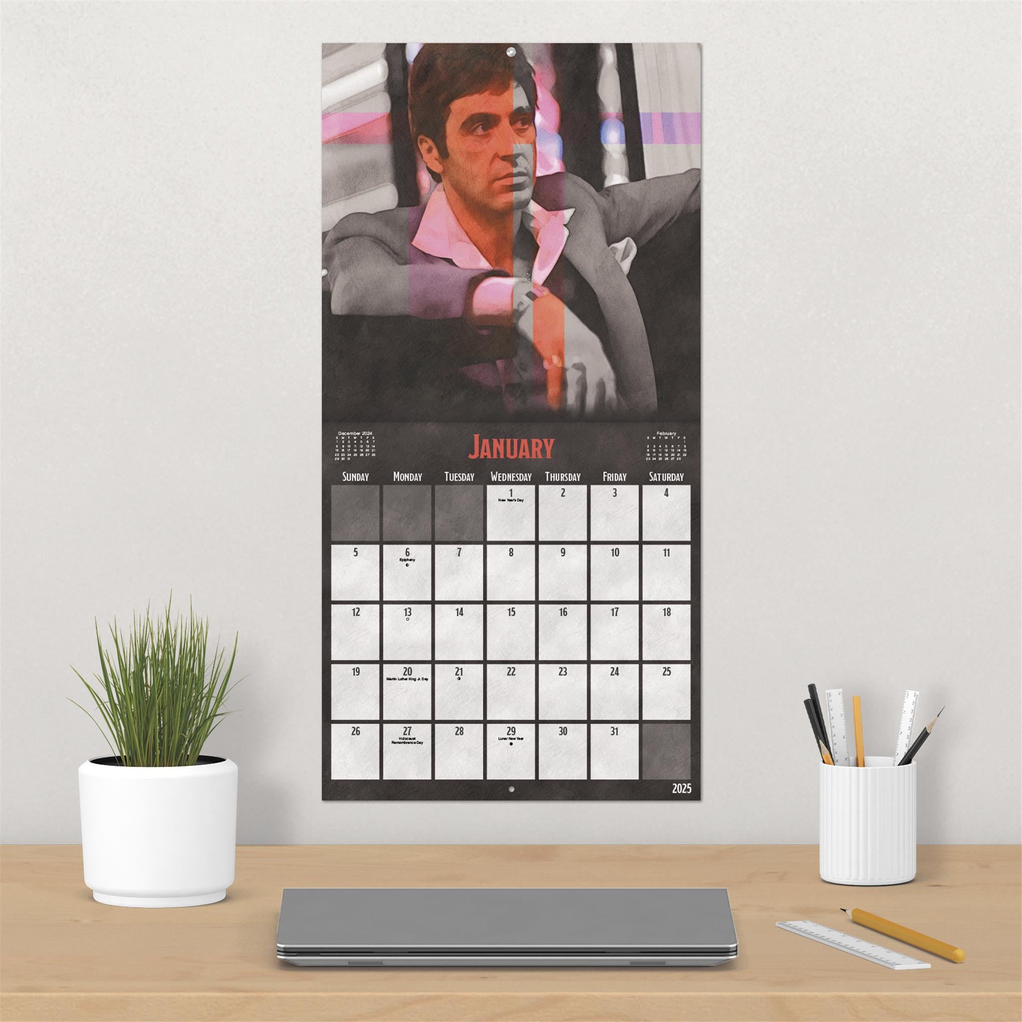 Scarface Wall 2025 Calendar - Online Exclusive