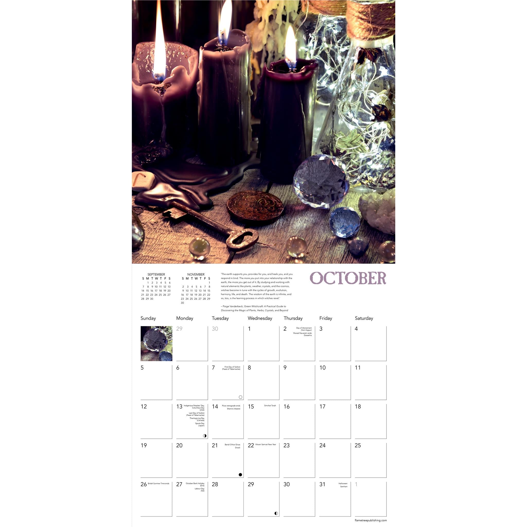 Wicca Wall 2025 Calendar - Online Exclusive