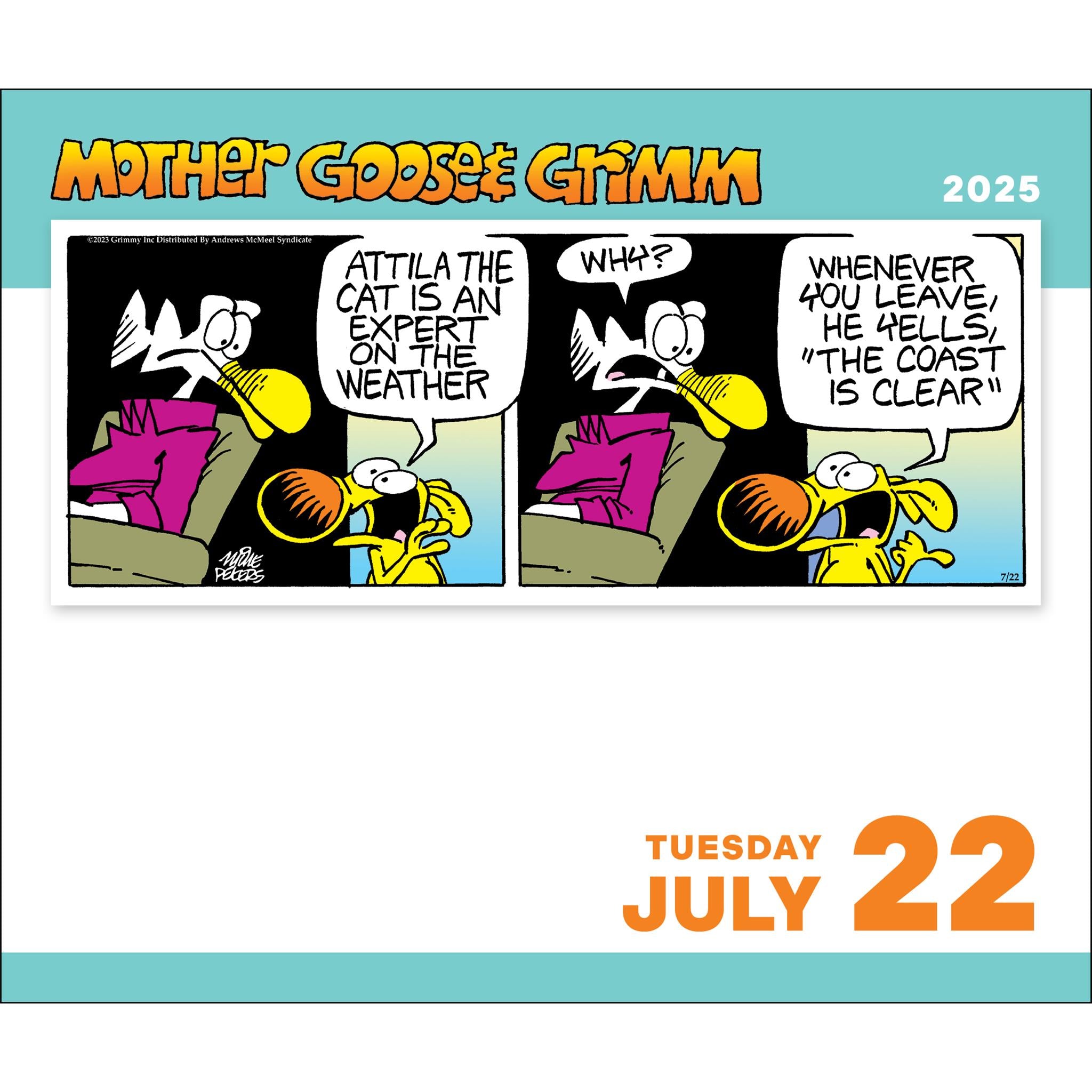 Mother Goose And Grimm Box 2025 Calendar - Online Exclusive