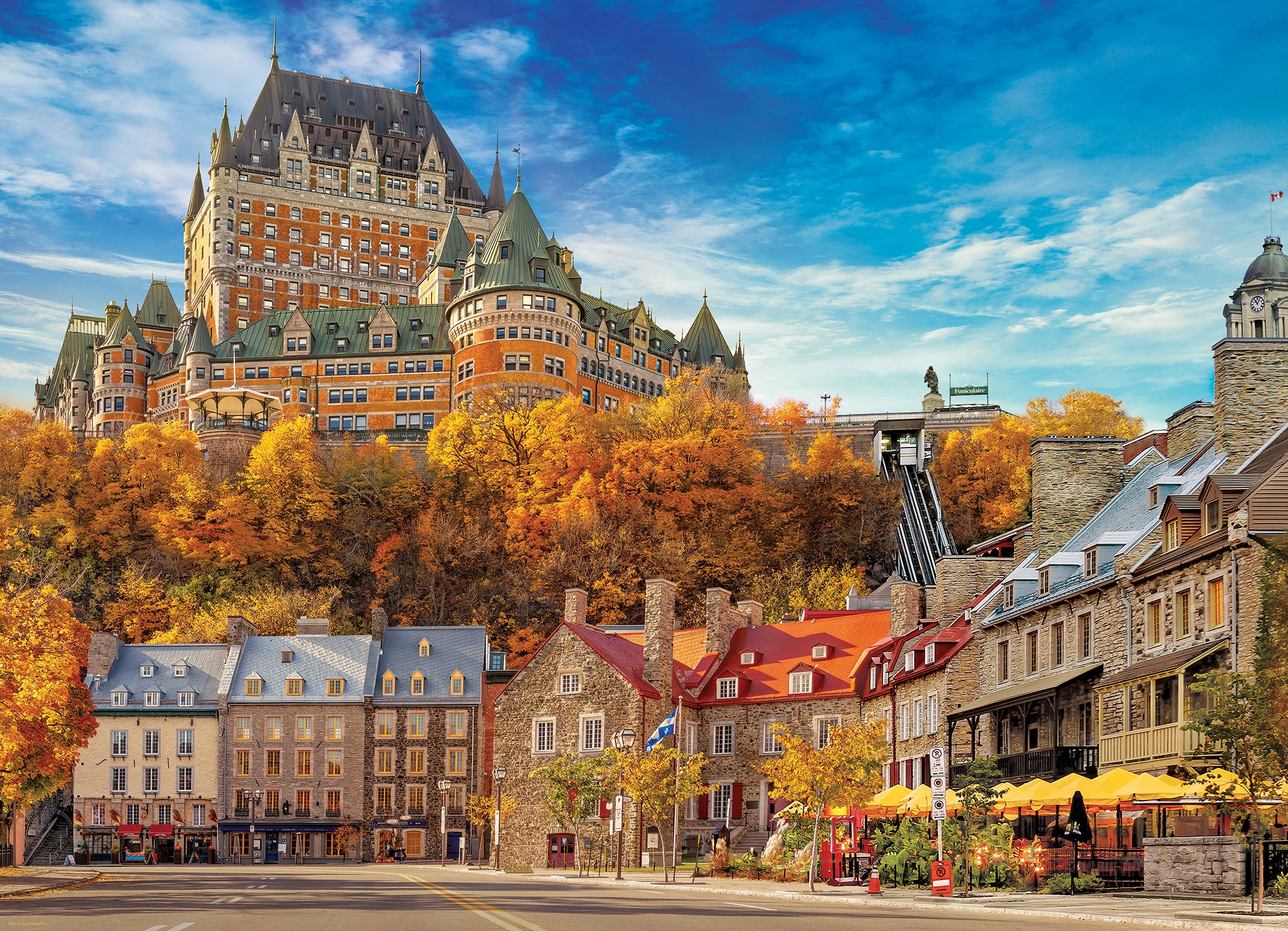 Quartier Petit Champlain Quebec 1000 Piece Puzzle - Online Exclusive