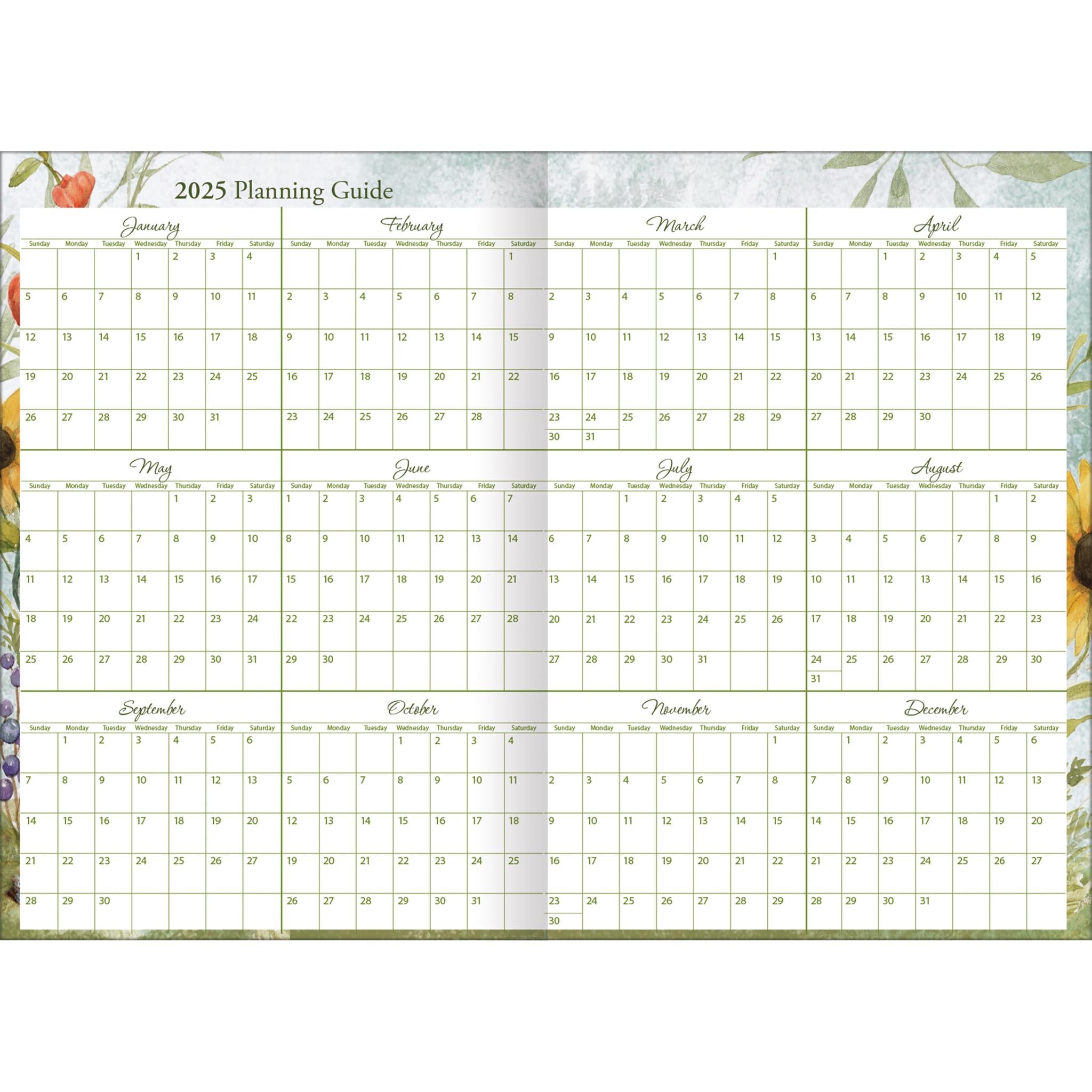 Gnome Sweet Gnome Monthly Pocket Planner 2025 Calendar