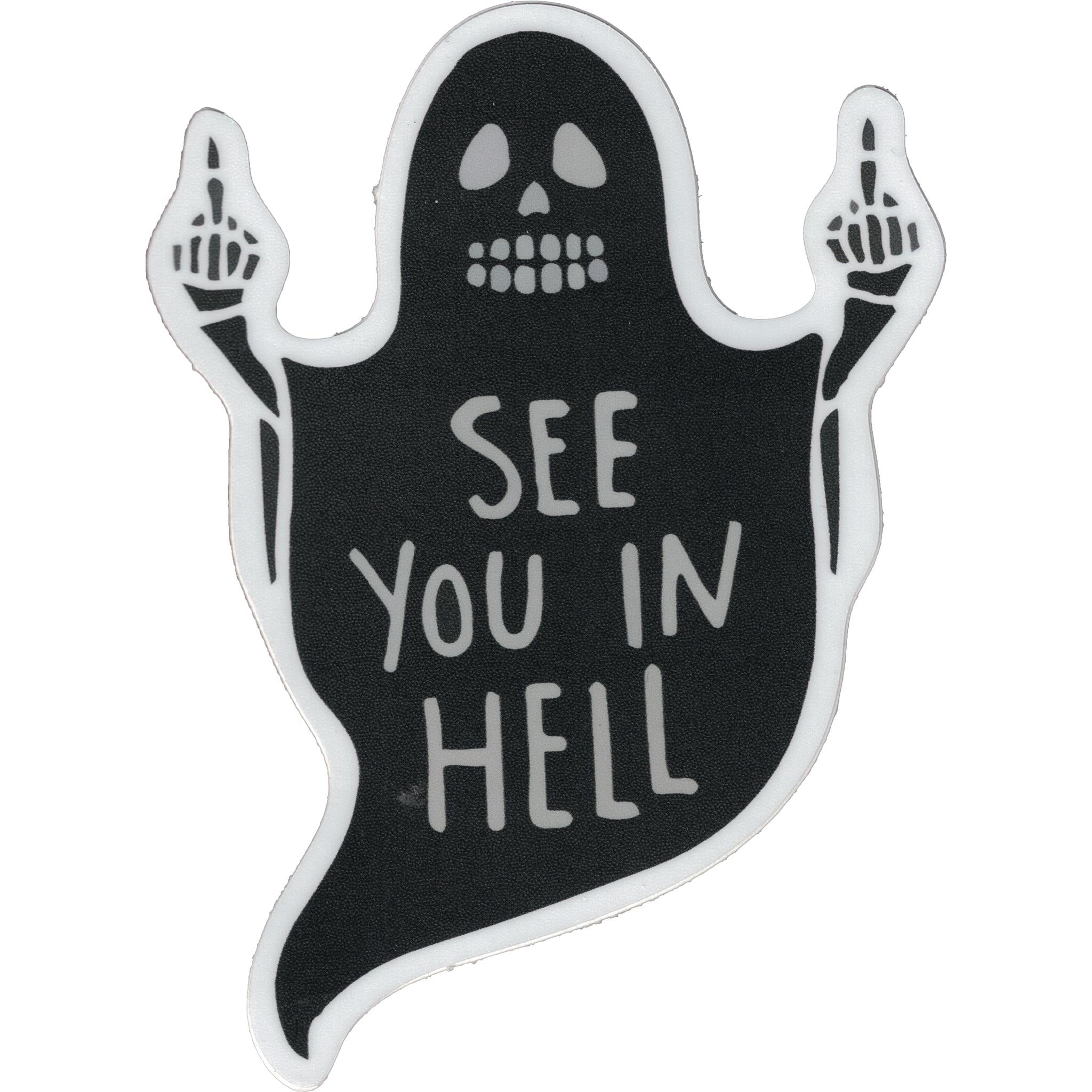 See You in Hell Vinyl Sticker