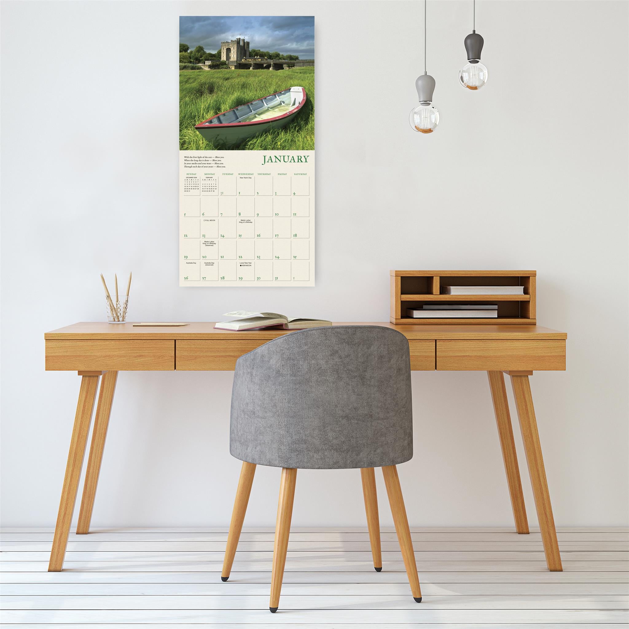 Spirit Of Ireland Wall 2025 Calendar