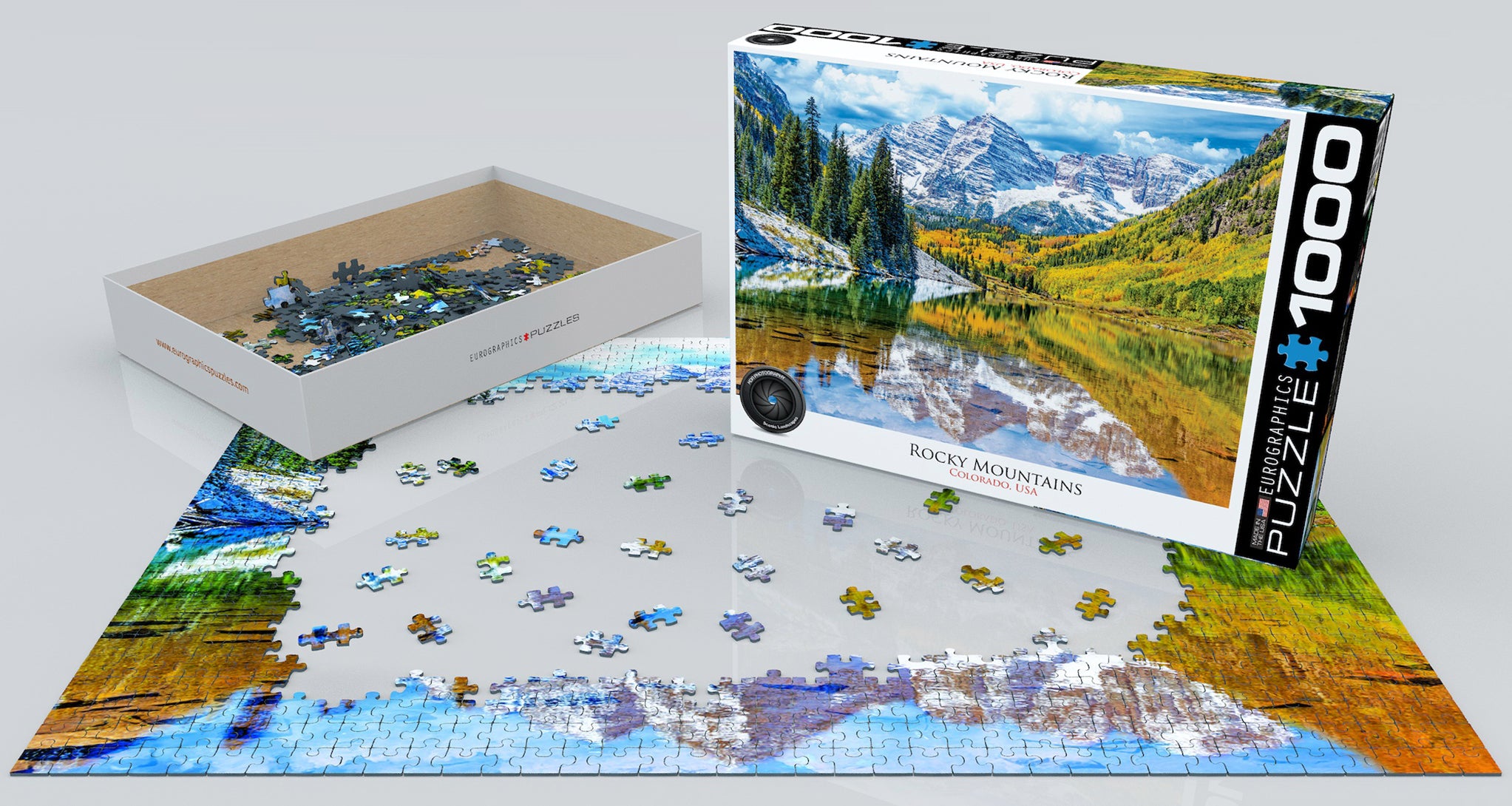 Rocky Mountains 1000 Piece Puzzle - Online Exclusive