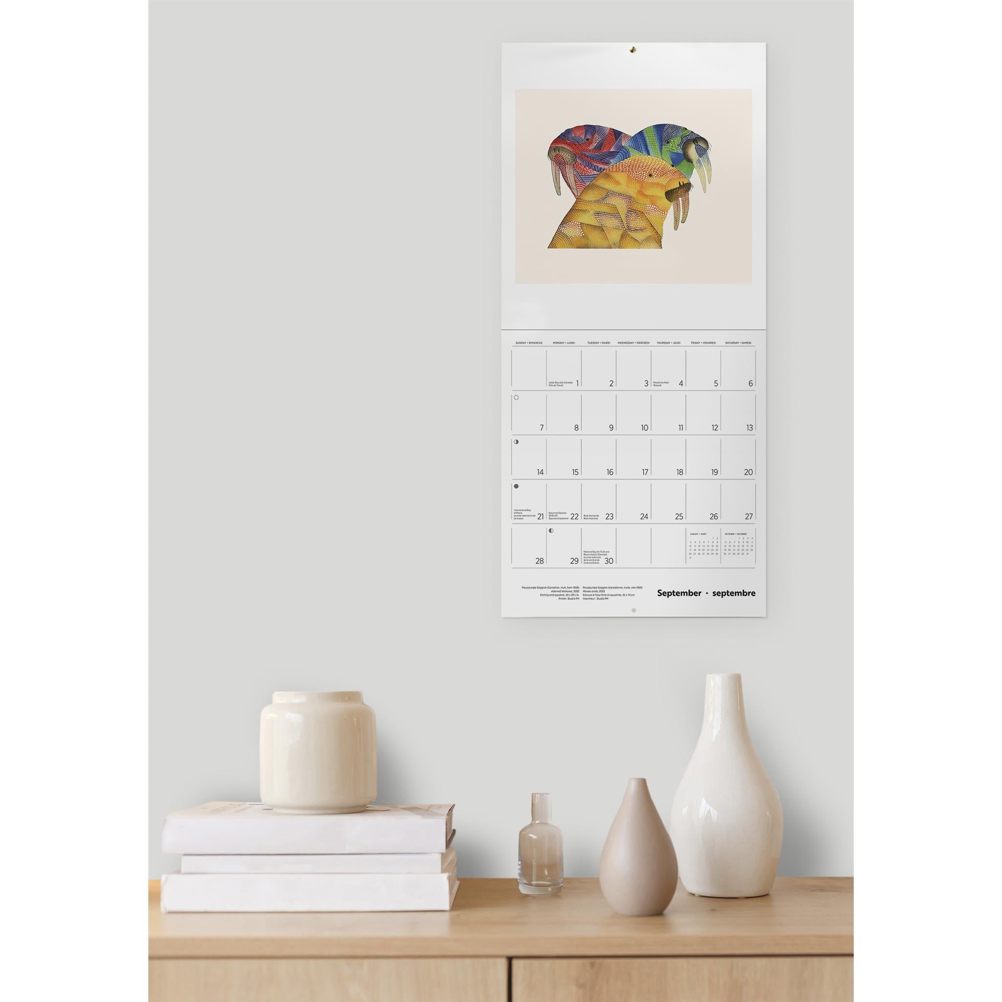 Inuit Art Cape Dorset Special Edition Wall 2025 Calendar