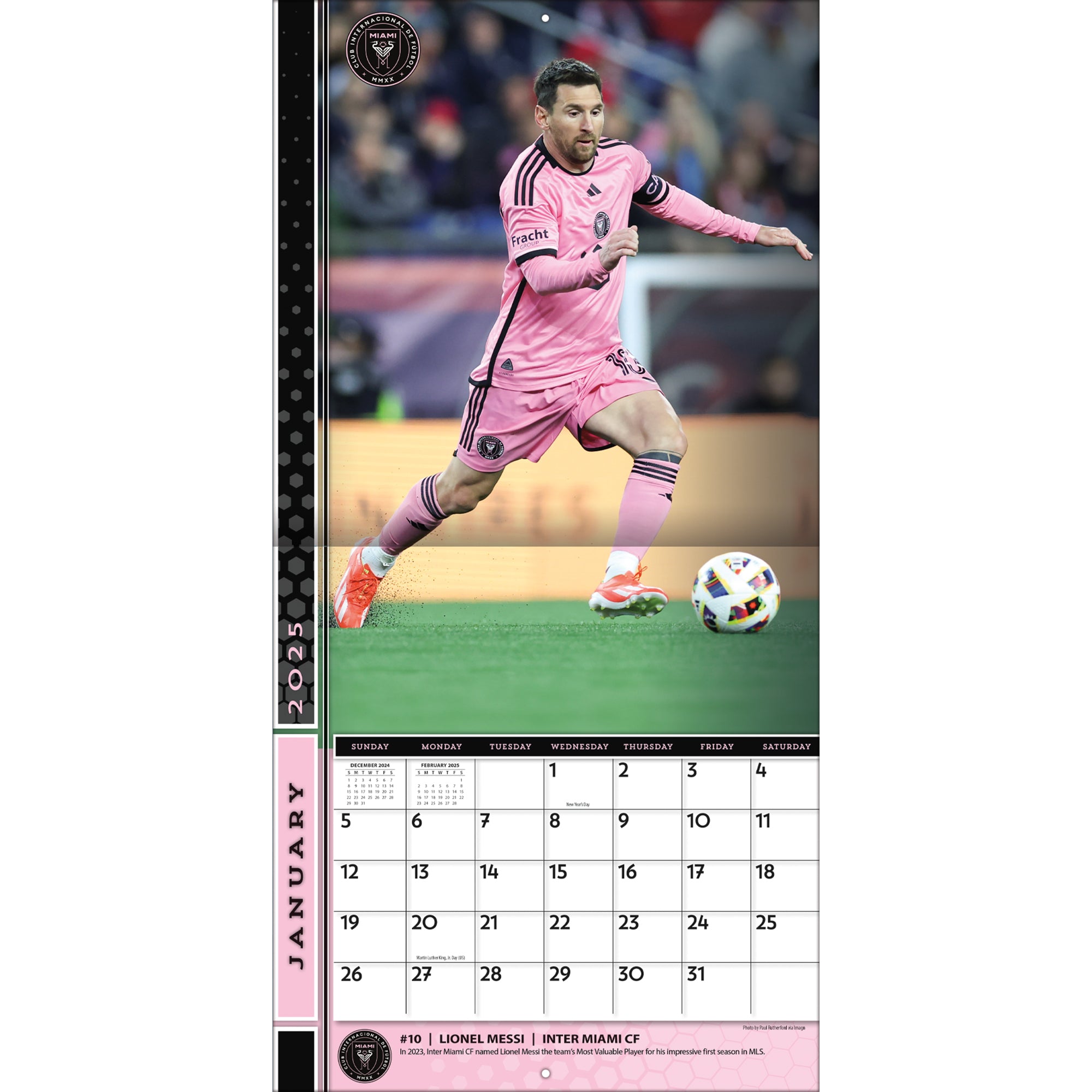 MLS Elite Wall 2025 Calendar