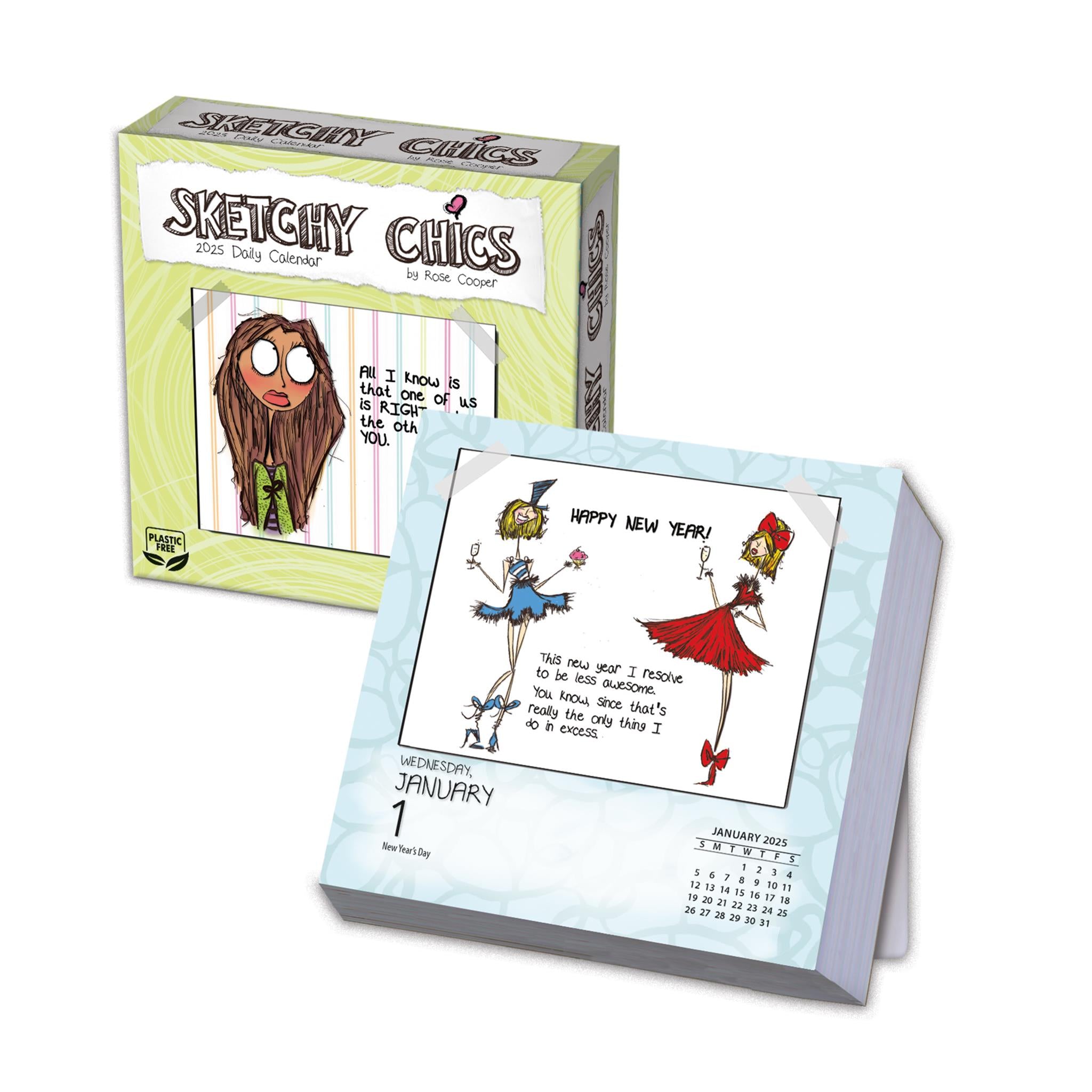 Sketchy Chics Box 2025 Calendar - Online Exclusive