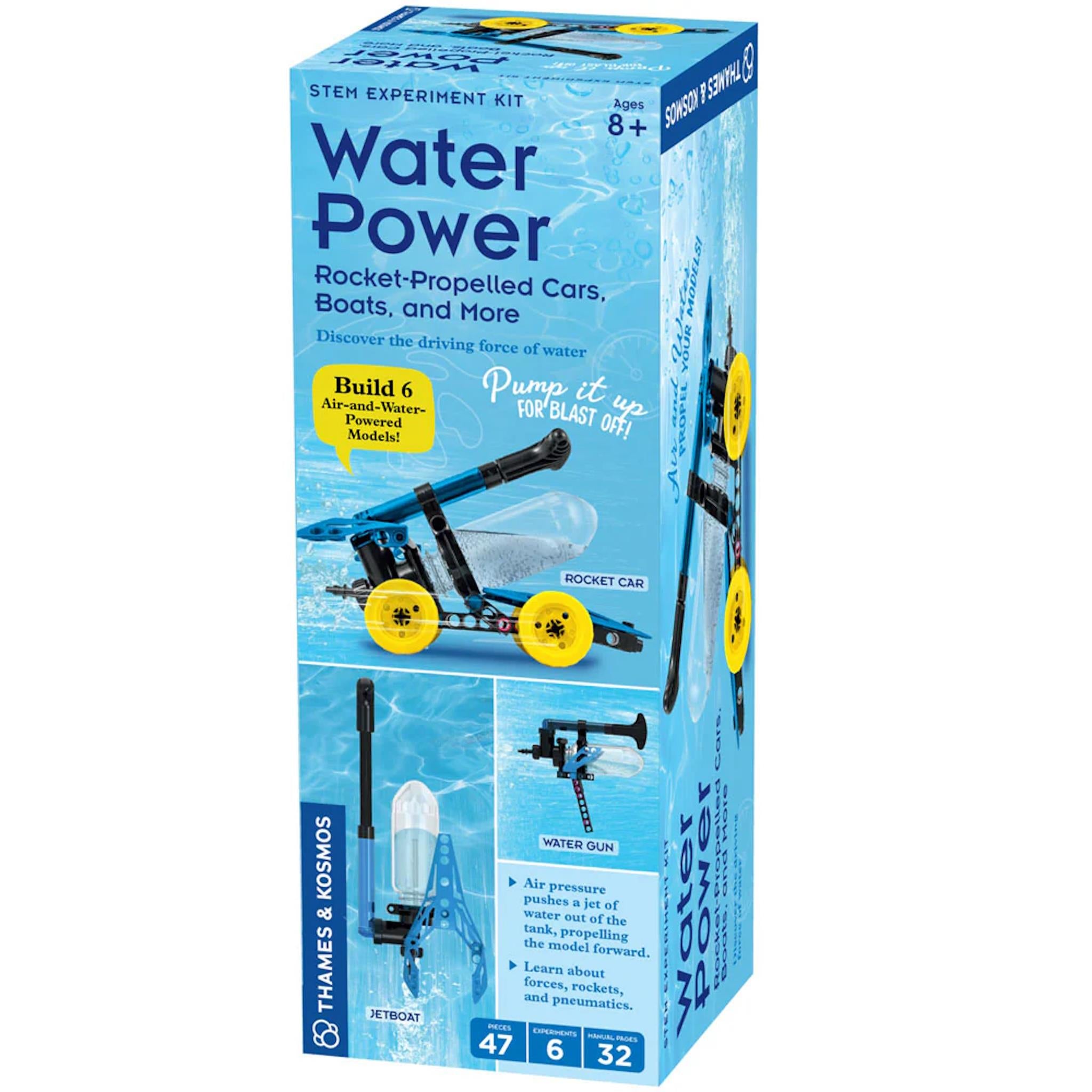 Water Power Rocket-Propelled Cars, Boats and More