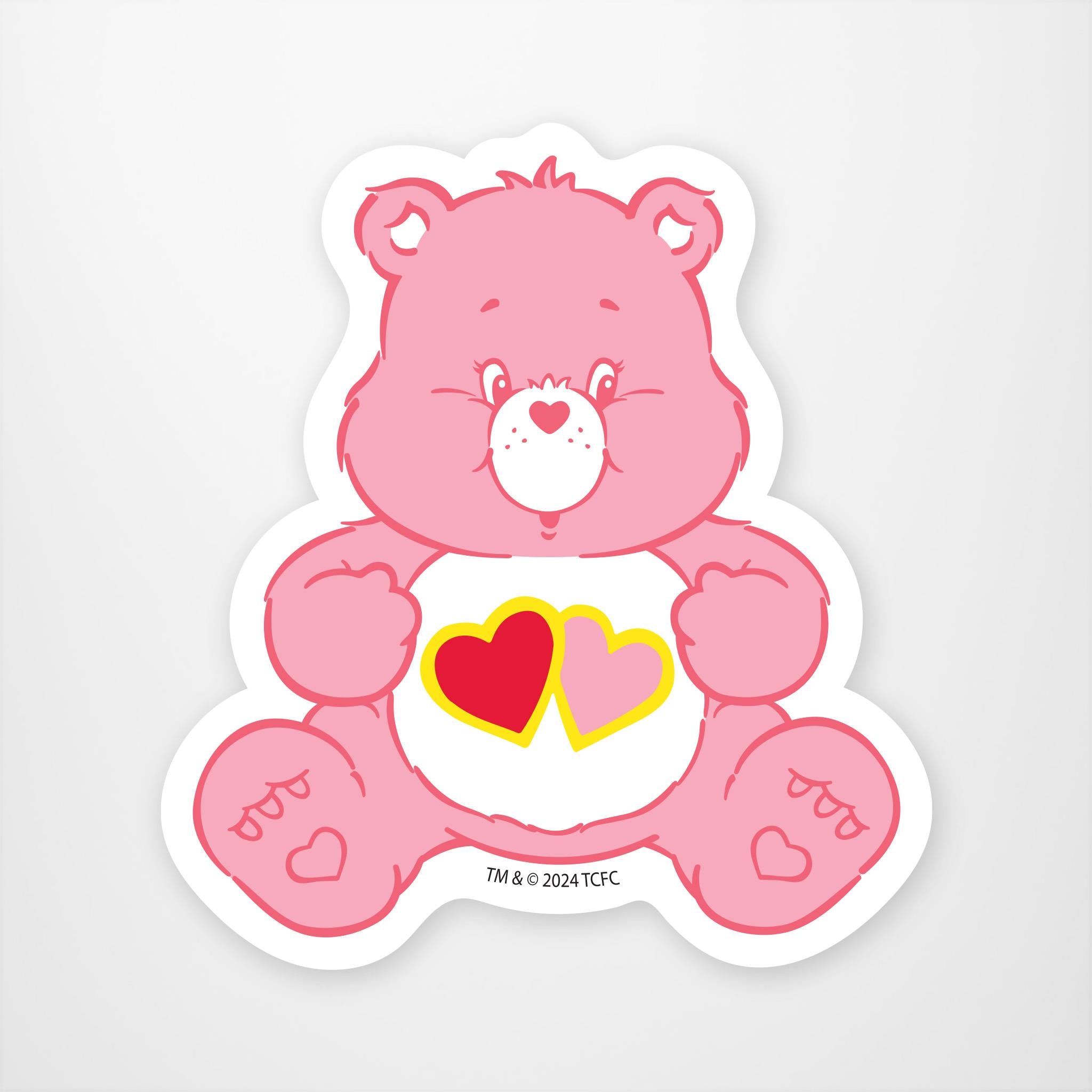 Love A Lot Bear Vinyl Sticker