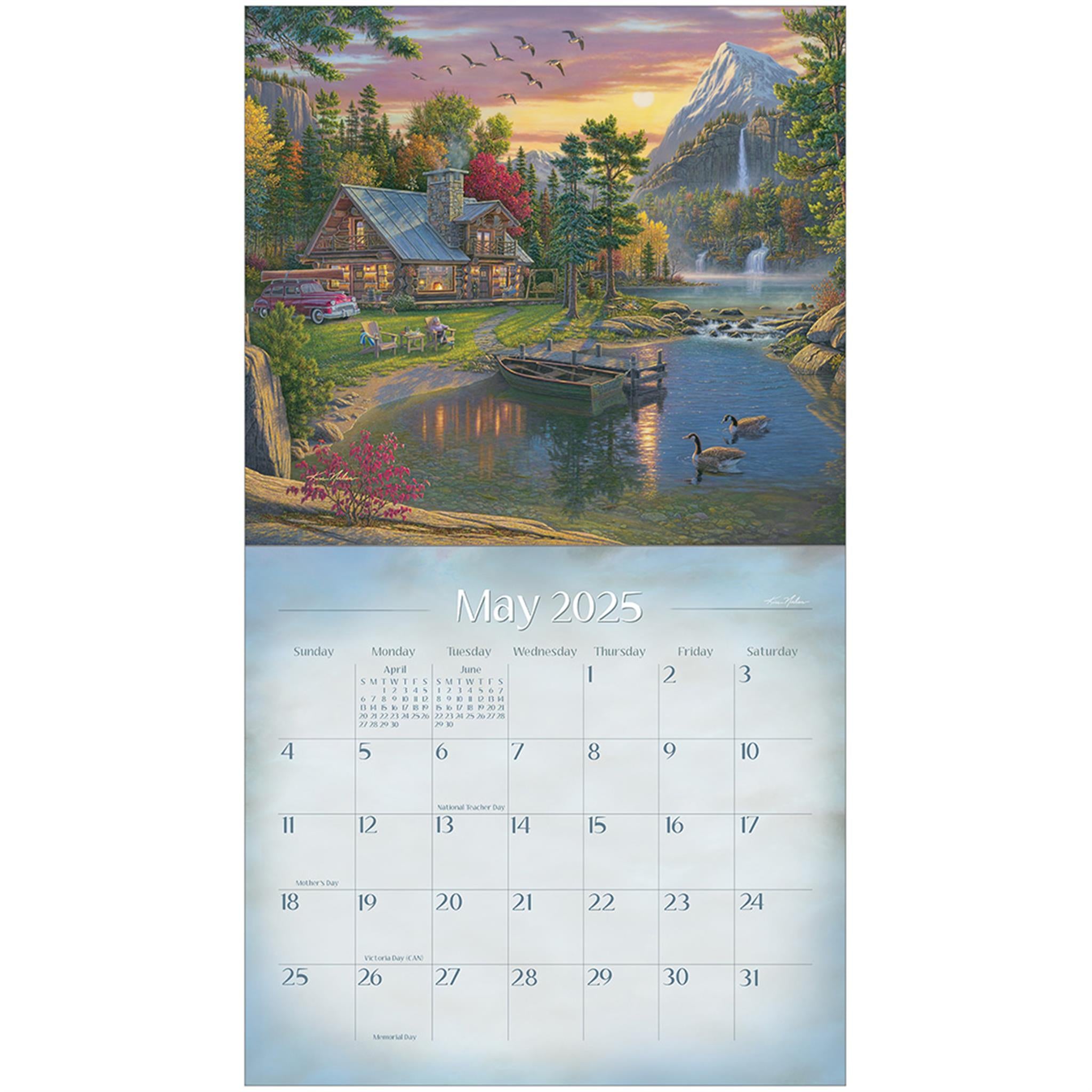 Peace And Tranquility Wall 2025 Calendar - Online Exclusive