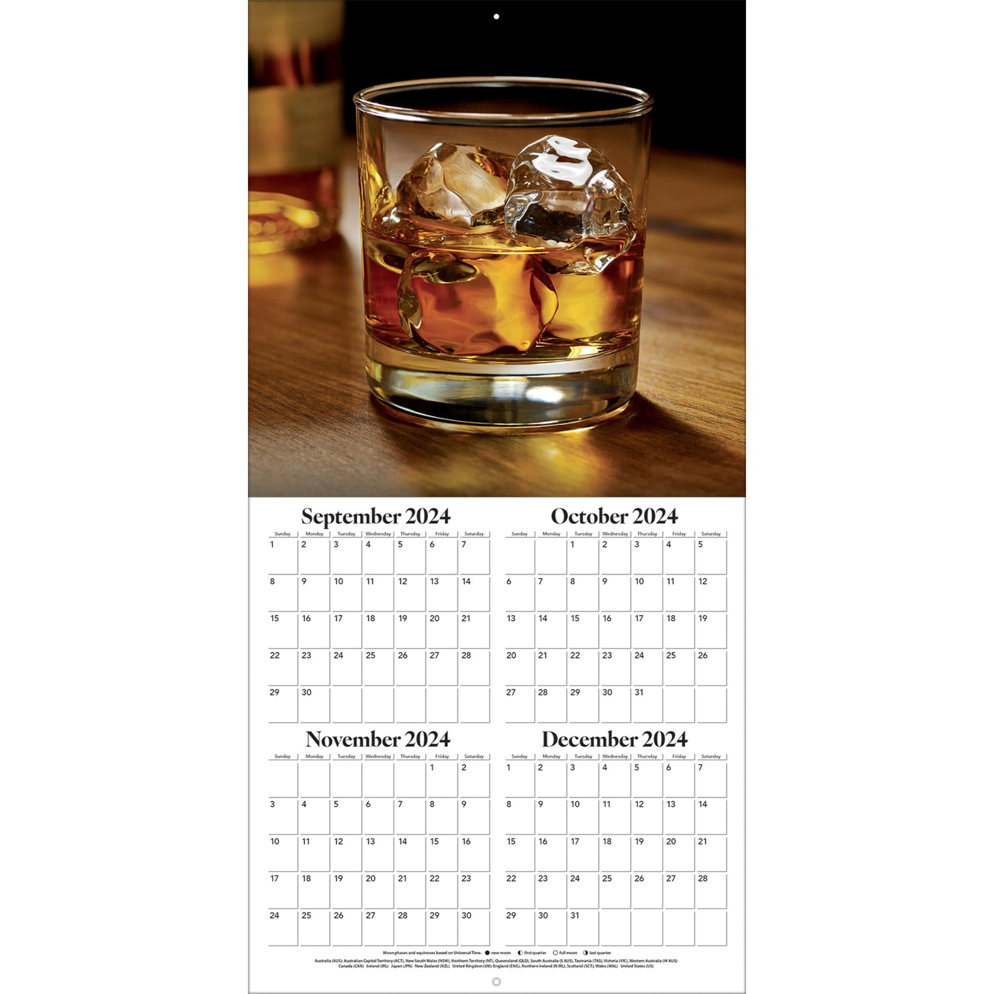 Whiskey Wall 2025 Calendar