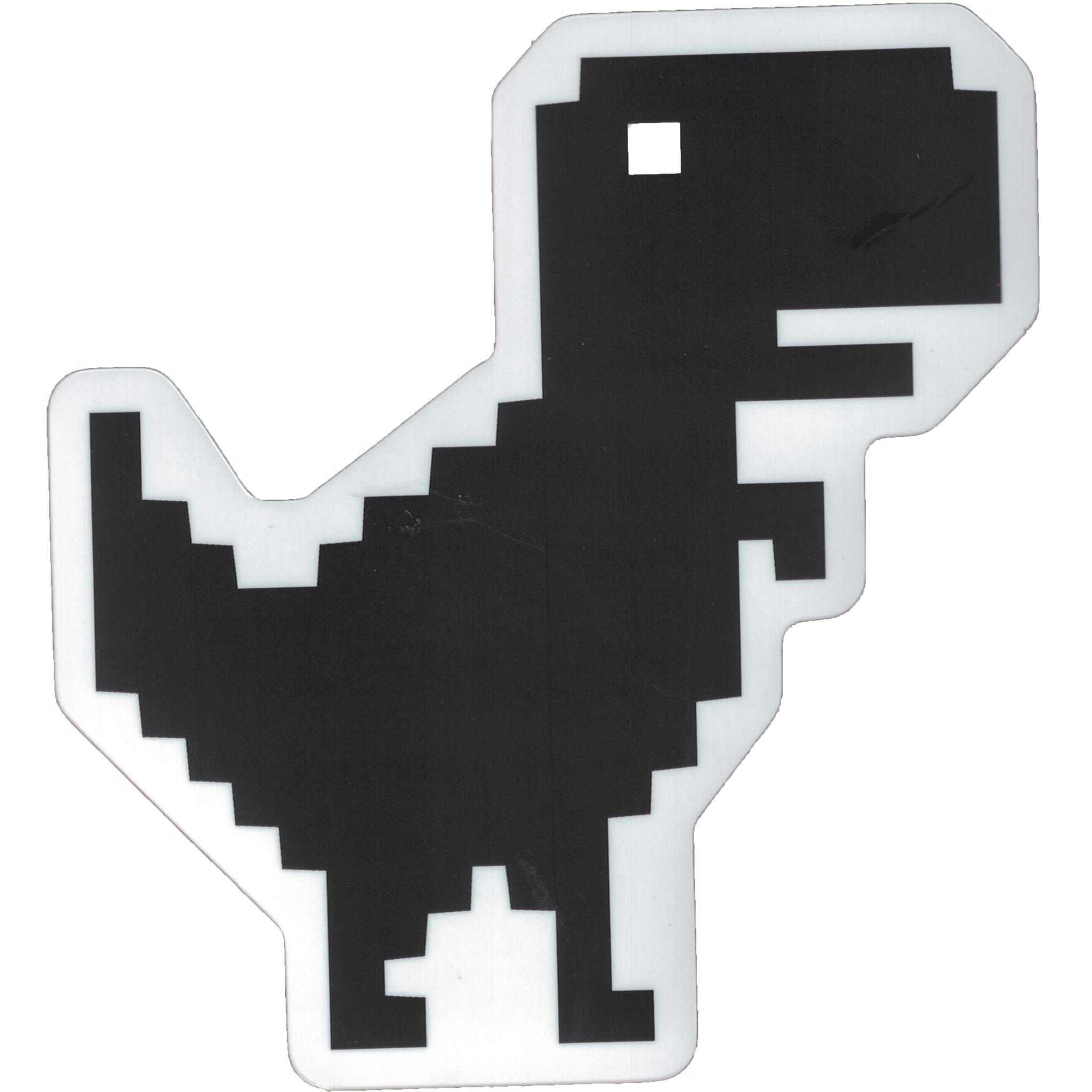 Chrome Dino Vinyl Sticker - FINAL SALE